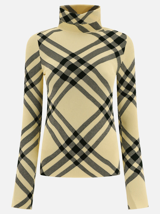 Maglioni dolcevita Check  Beige - Burberry Donna | PLP | VIETTI Online Store 
