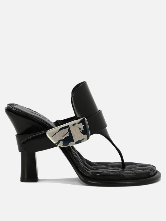 Burberry Sandali "Bay" 105 mm 14977233_37 Black 1