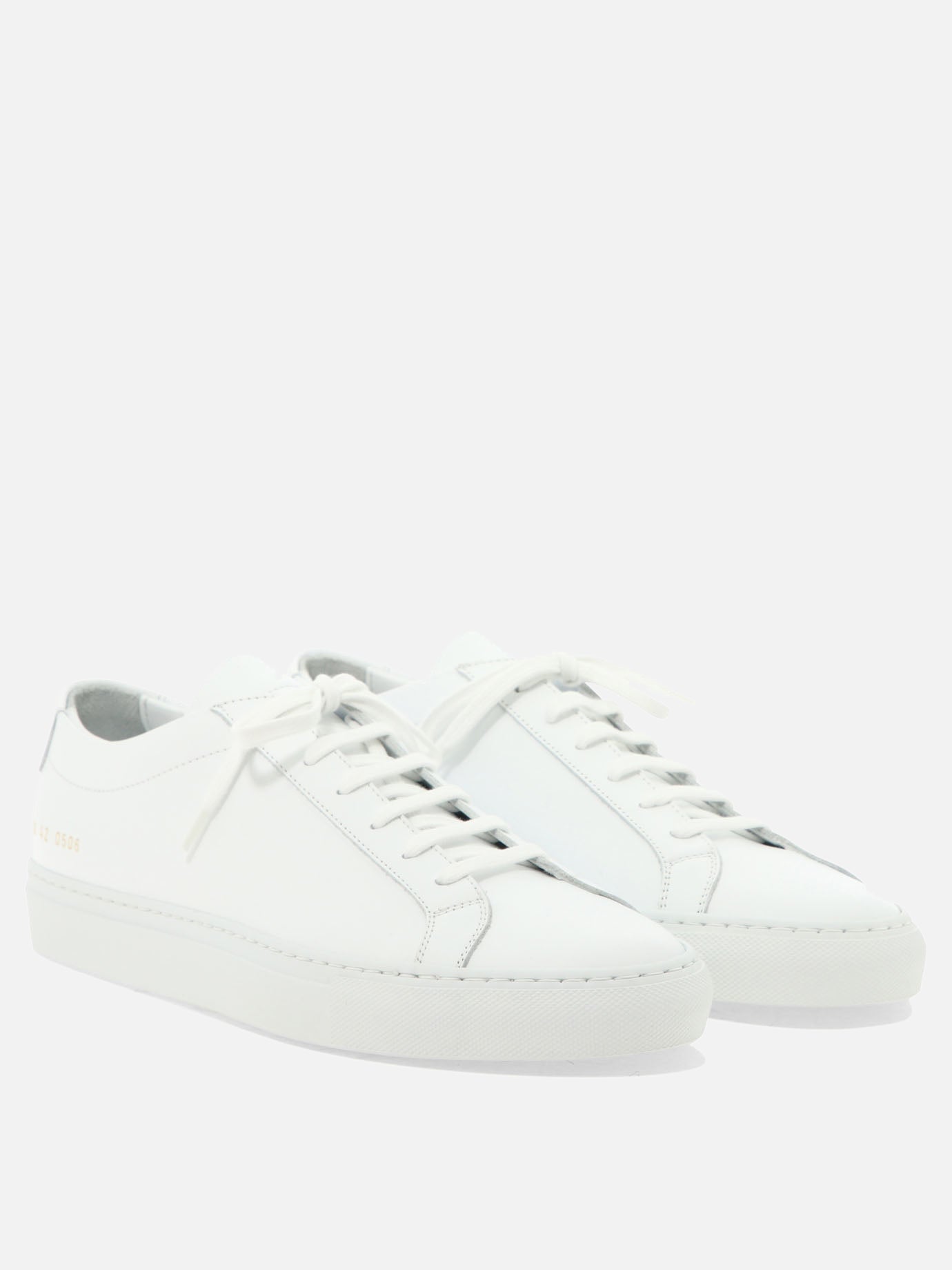 Low top sneakers 100% leather - 100% rubber  White - Common Projects Men | PDP | VIETTI Online Store | thumbnail_2