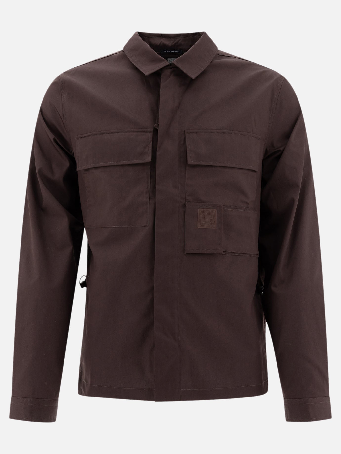 "The Metropolis Serie Utility" gabardine overshirt