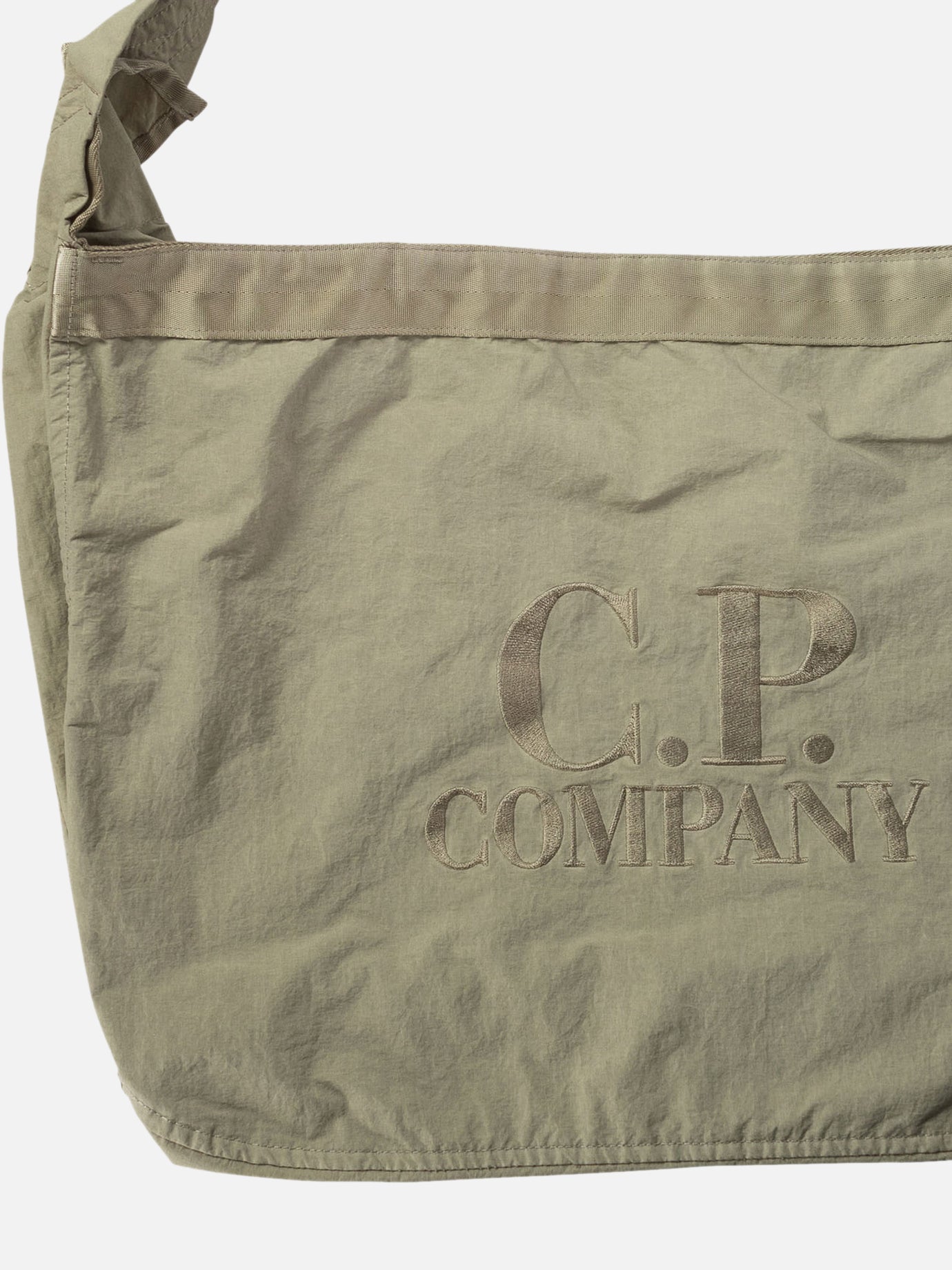 C.P. Company "Plain Paper Touch" tote bag Green