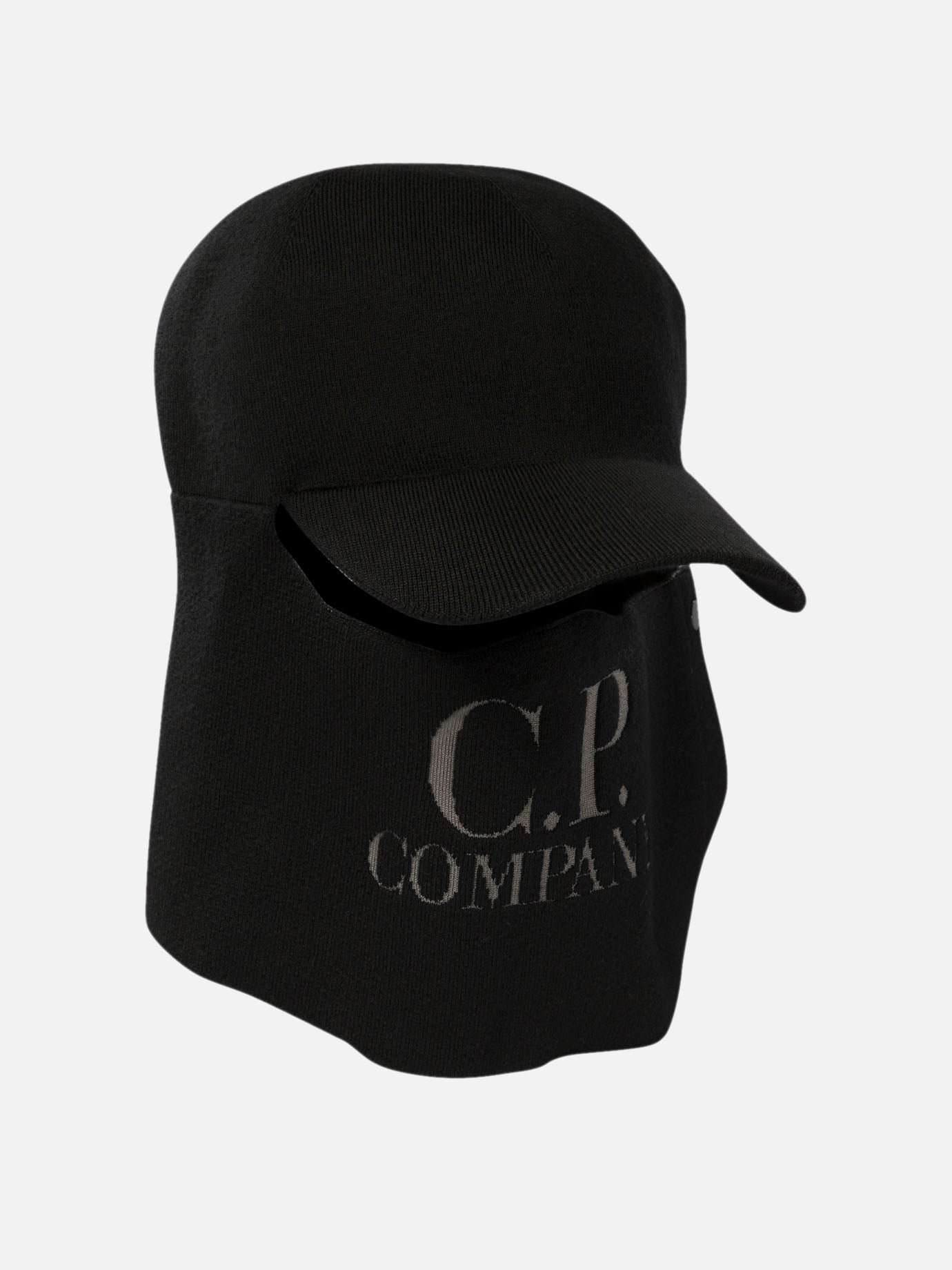 C.P. Company Extrafine merino wool hat Black