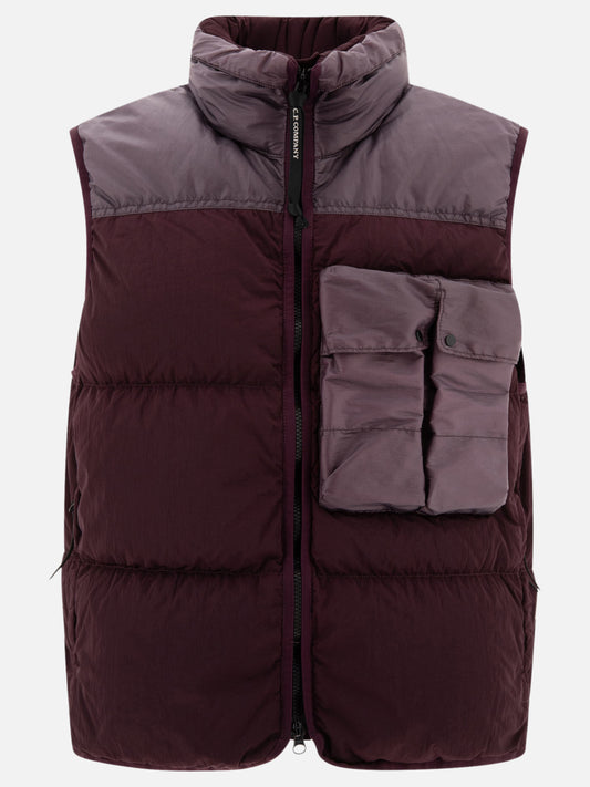 Giacche smanicate Solid colour  Bordeaux - C.P. Company Uomo | PLP | VIETTI Online Store 
