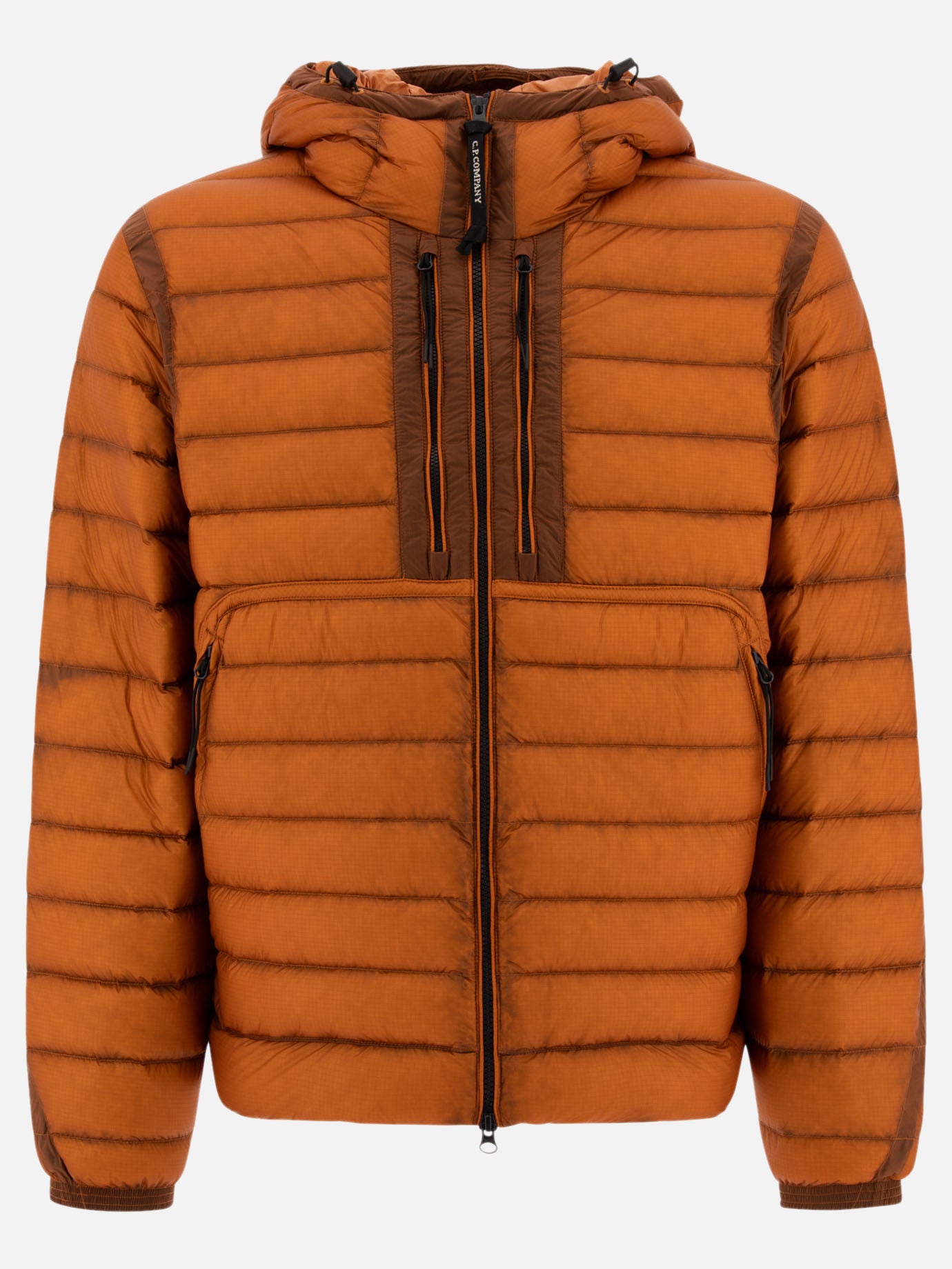 Down jackets Solid colour  Orange - C.P. Company Men | PDP | VIETTI Online Store | thumbnail
