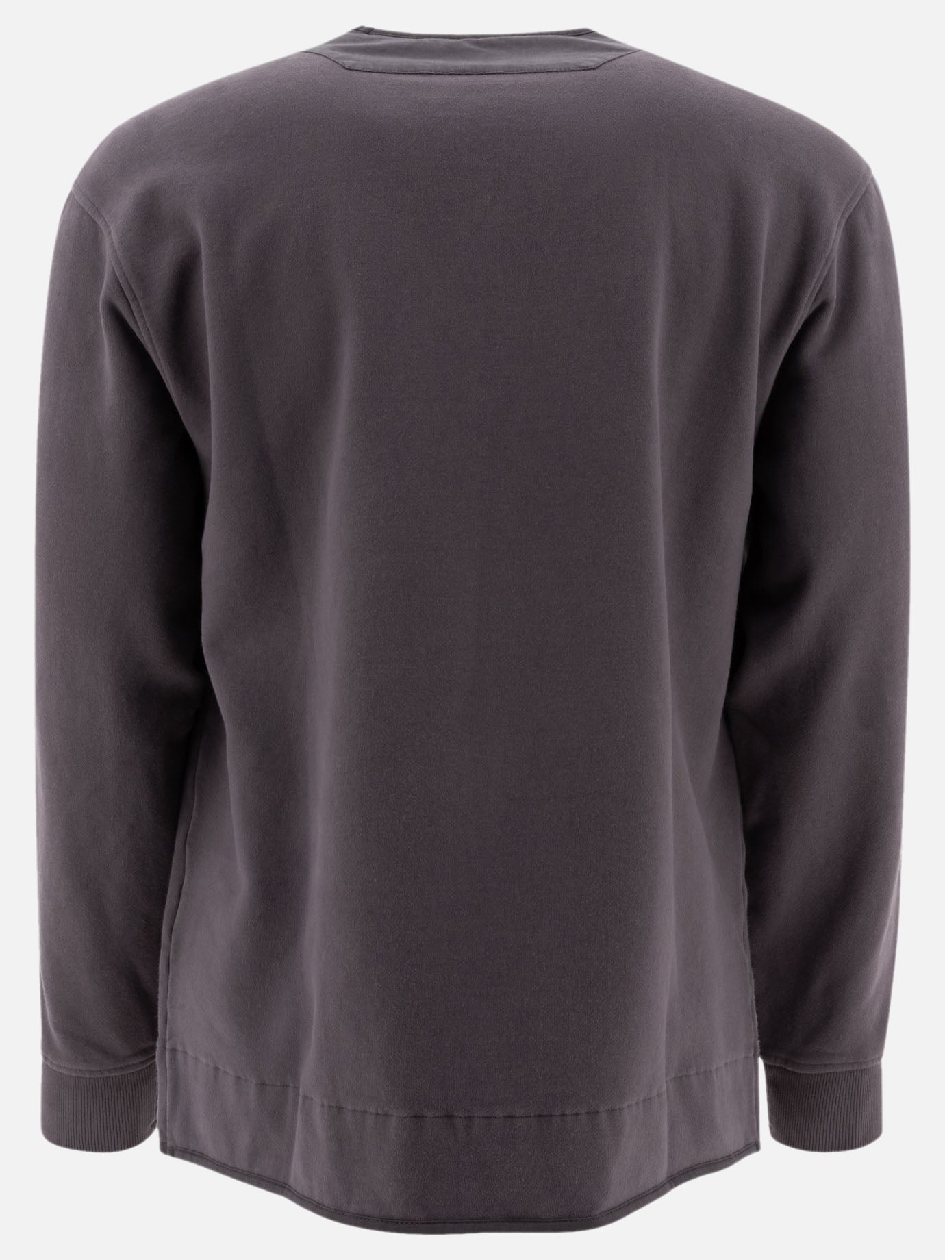 "Diagonal Fleece" zipped sweatshirt