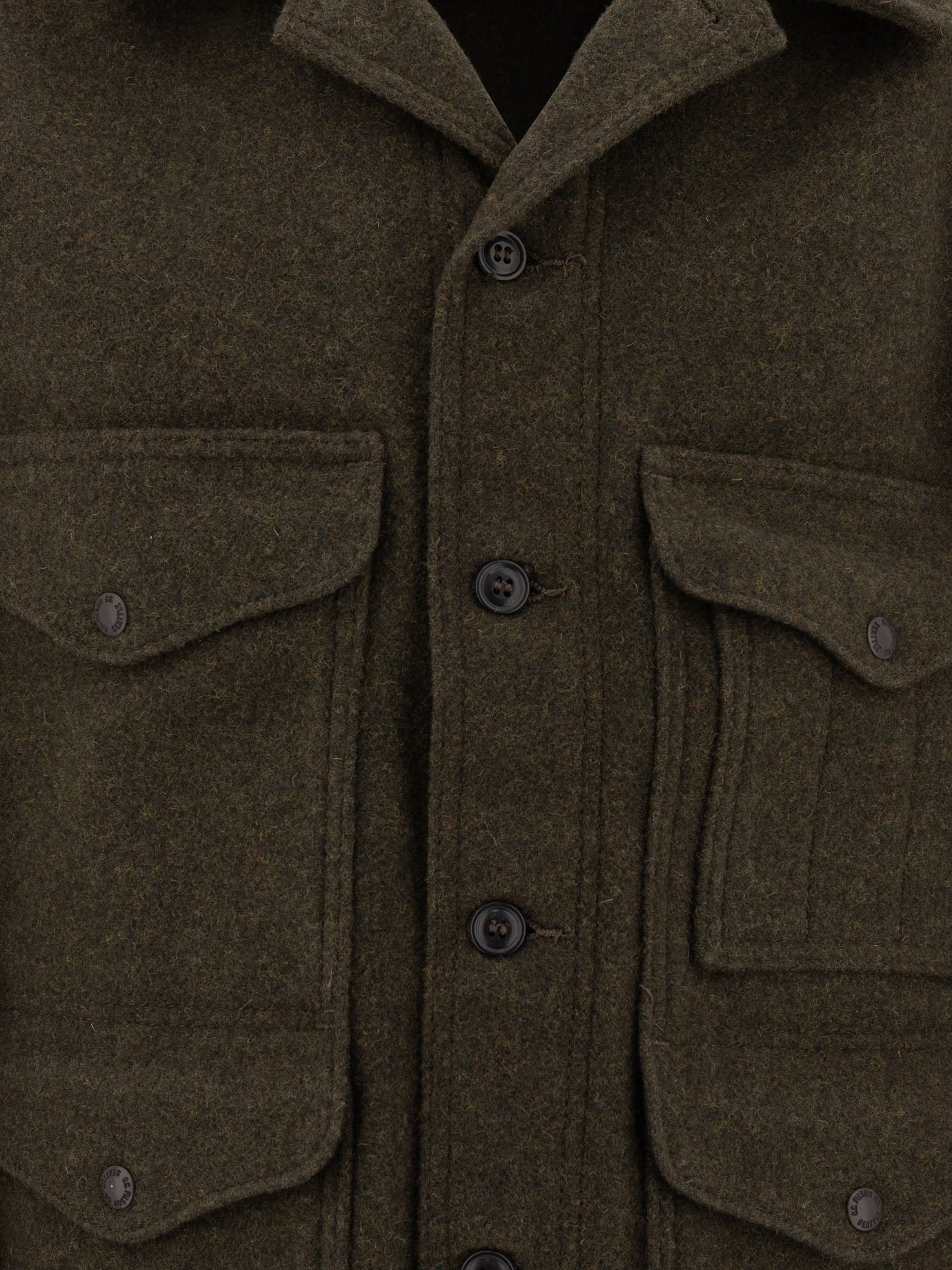 Filson "Mackinaw" wool coat Green