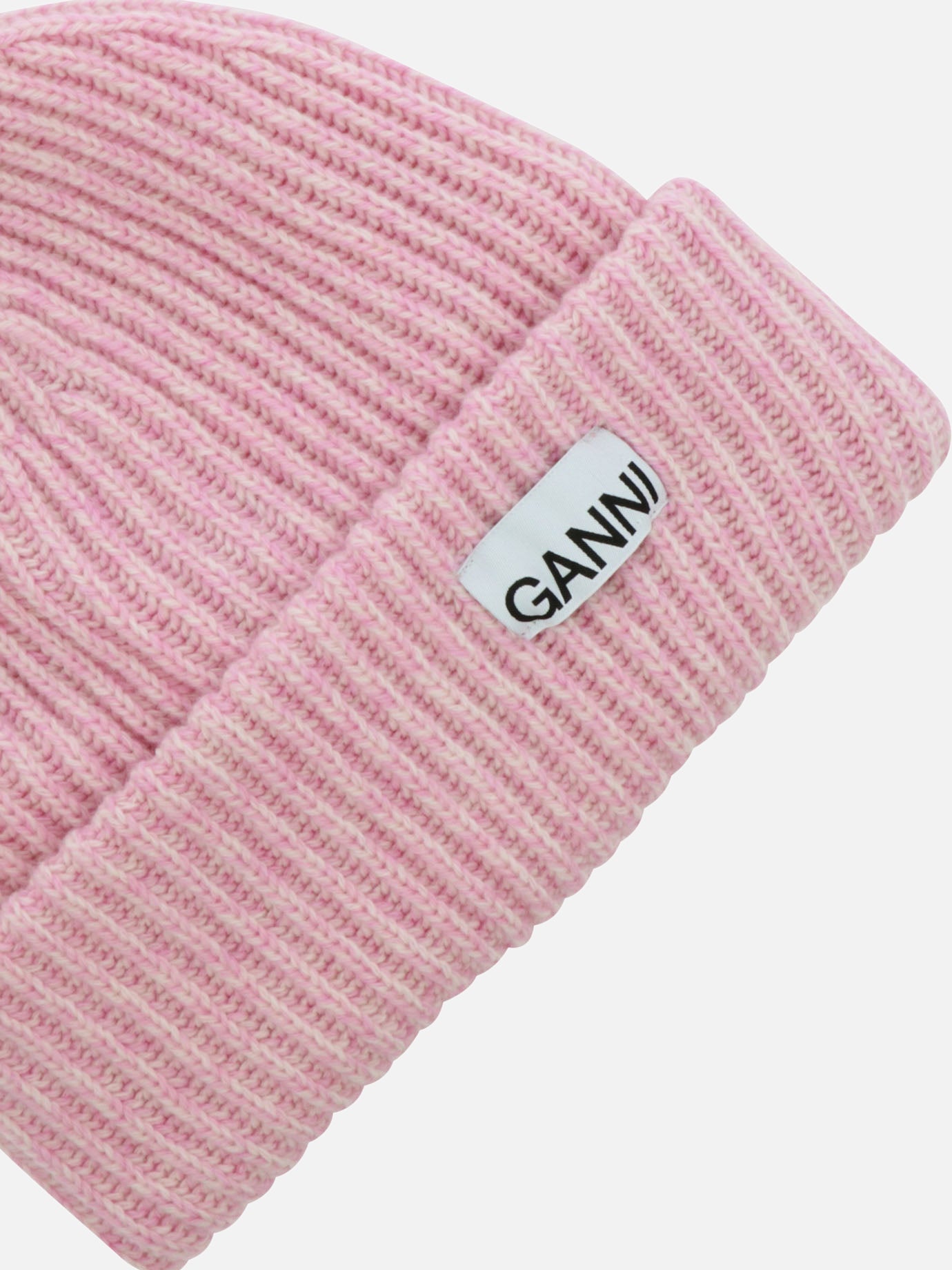 "Oversize" ribbed beanie