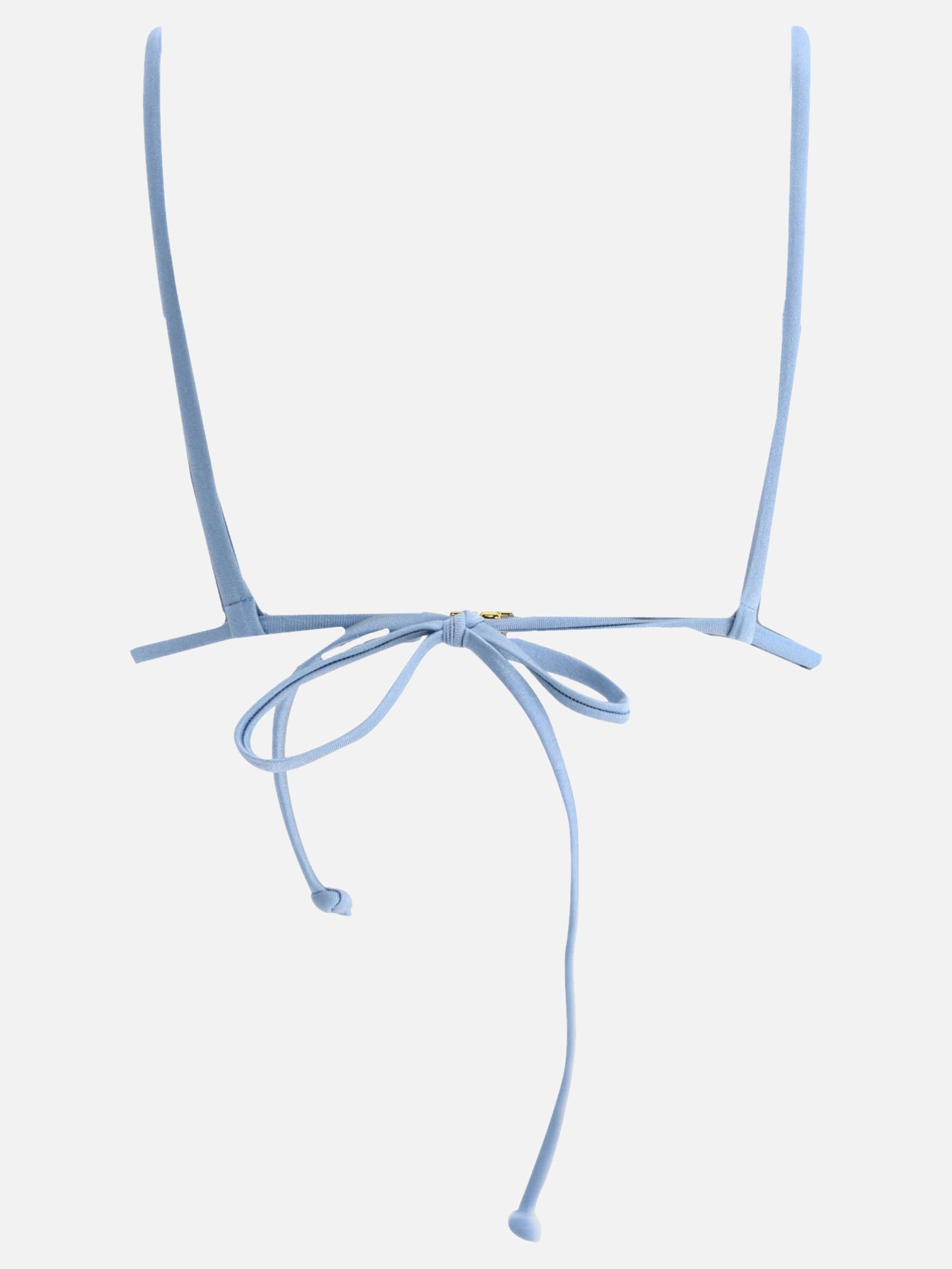 Ganni "Blue String" bikini top Light blue