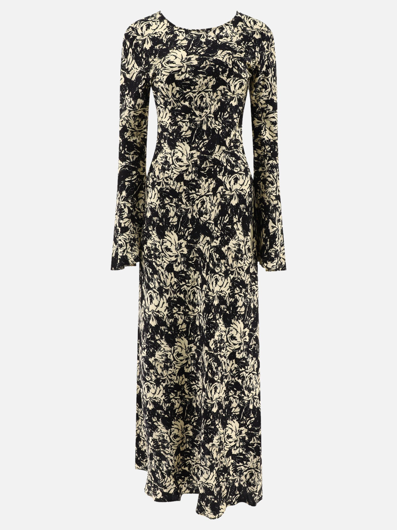 Long dresses Graphics  Black - Ganni Women | PDP | VIETTI Online Store | thumbnail