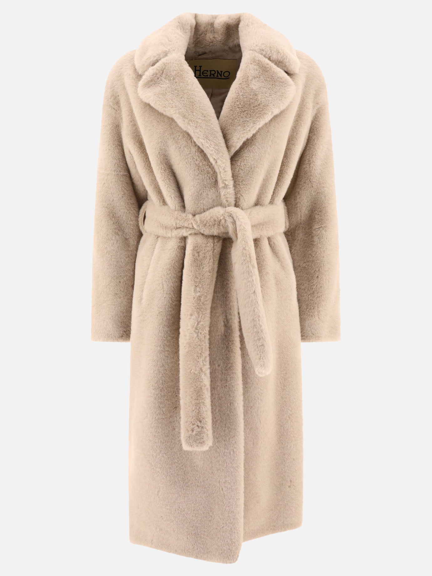 Herno Belted coat Beige