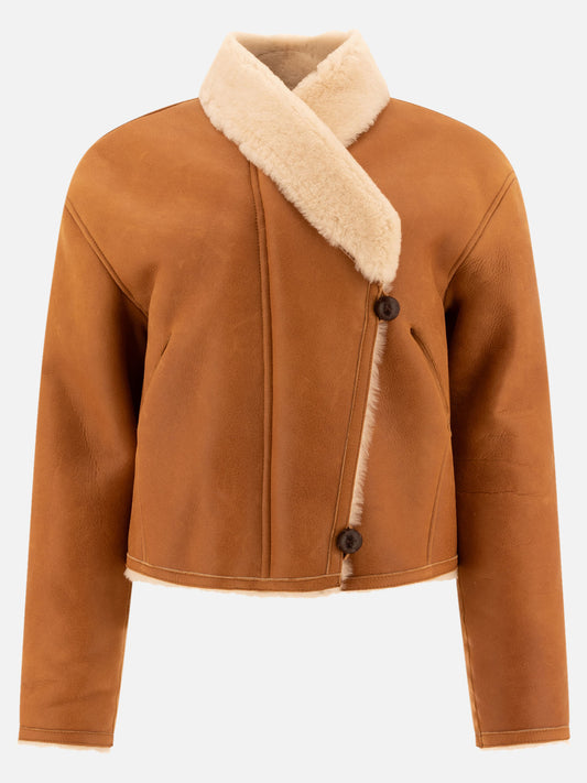 Isabel Marant "Eriana" shearling jacket Brown