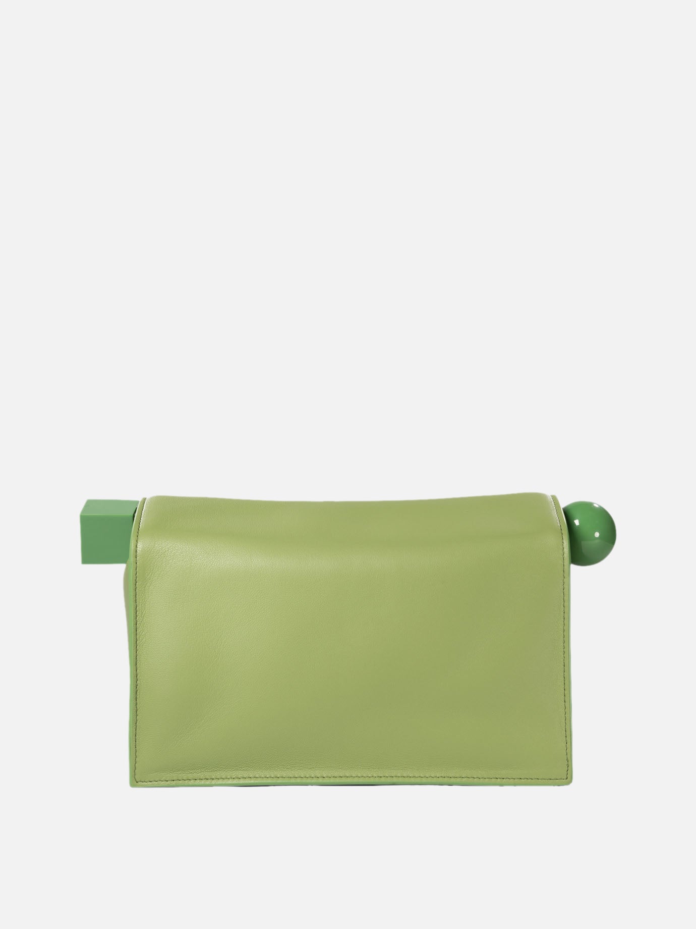 Jacquemus "La pochette Rond Carré" clutch Green