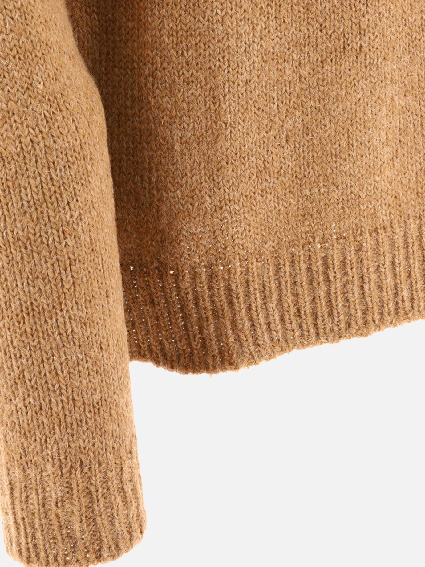 Jil Sander Mélange-effect sweater Beige