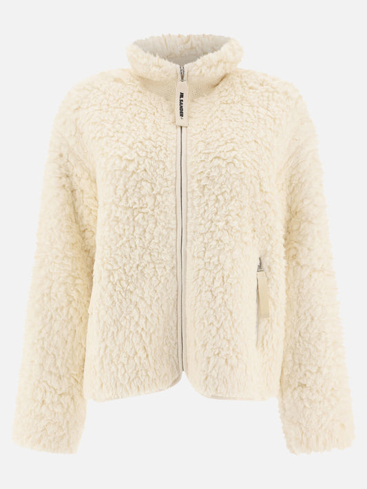 Giacche shearling Solid colour  Bianco - Jil Sander Donna | PLP | VIETTI Online Store 
