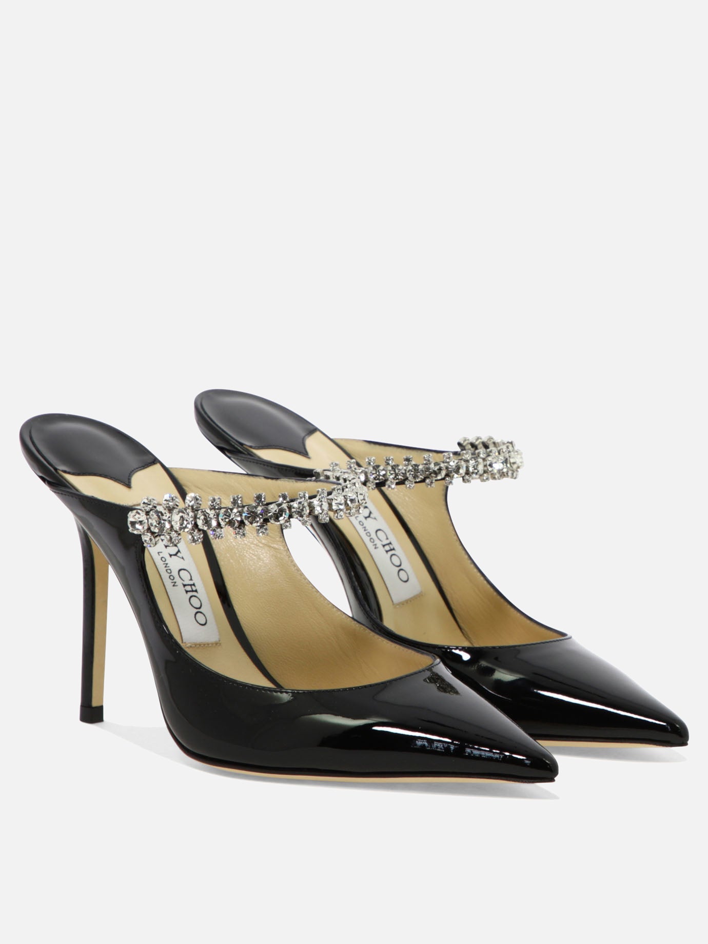 Jimmy Choo "Bing 100" sabot Black