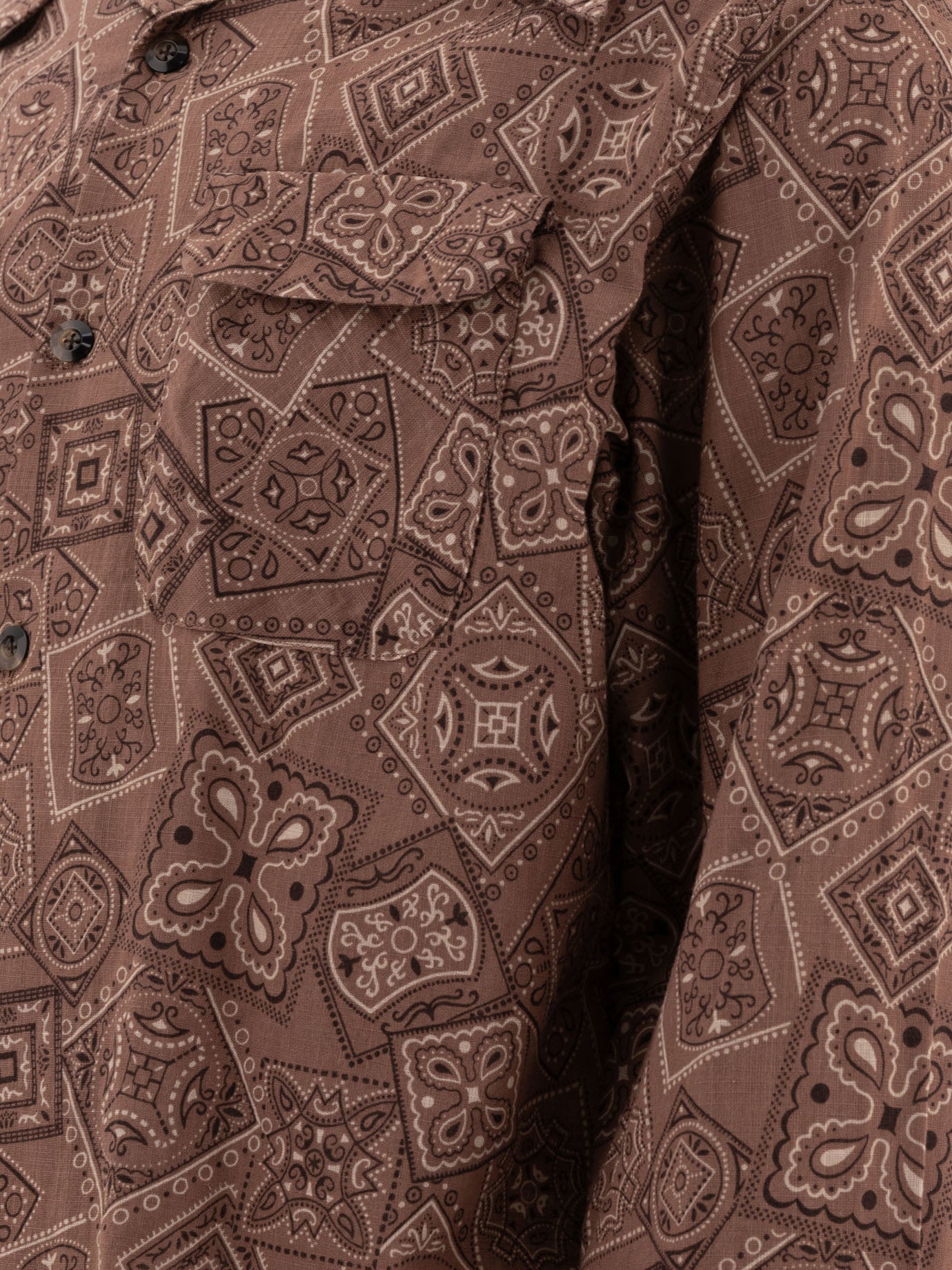 KAPITAL Camicia &quot;Murasheeching Cookie&quot; 14825393_4 Brown thumbnail_4