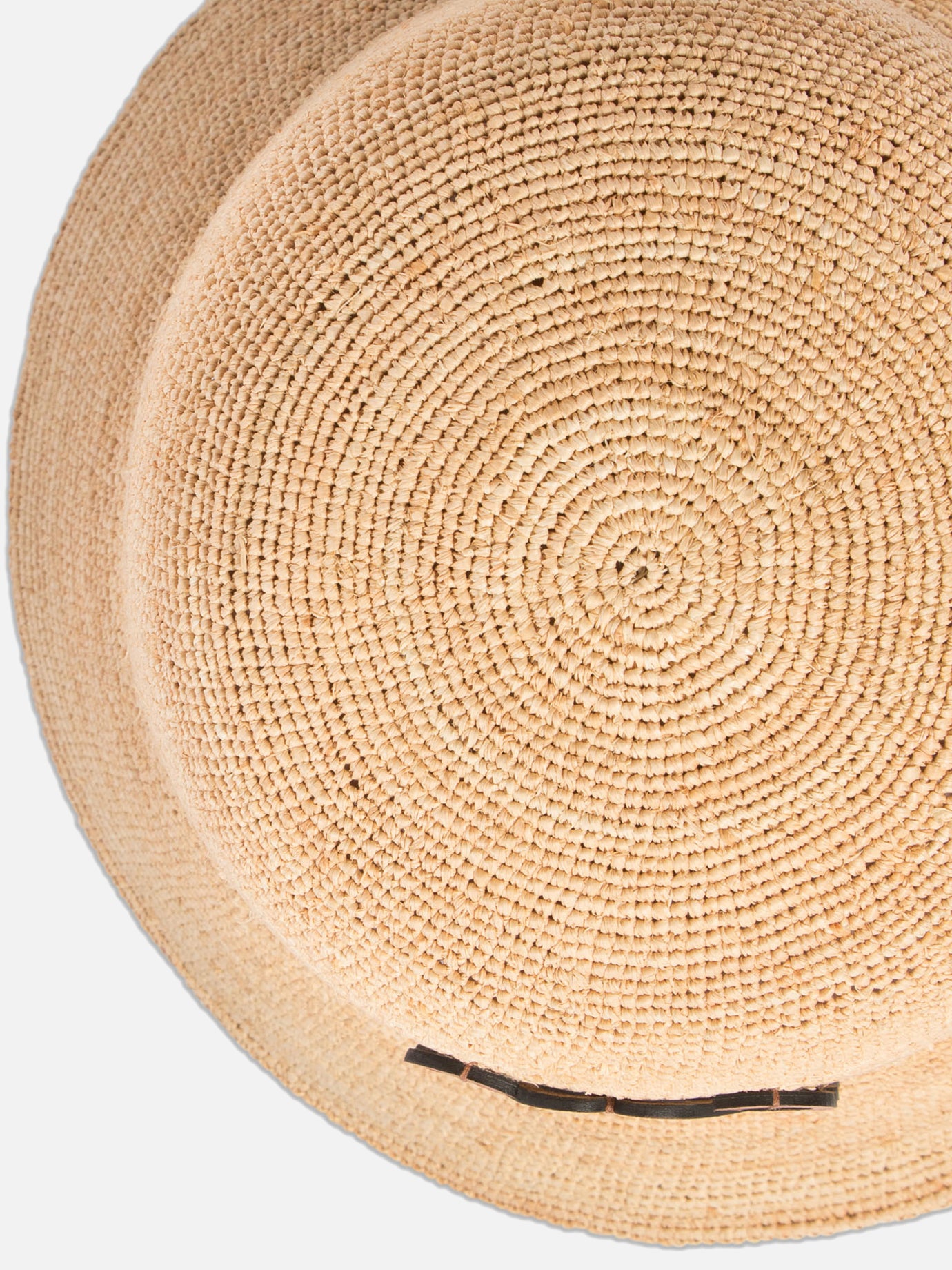 Raffia bucket hat