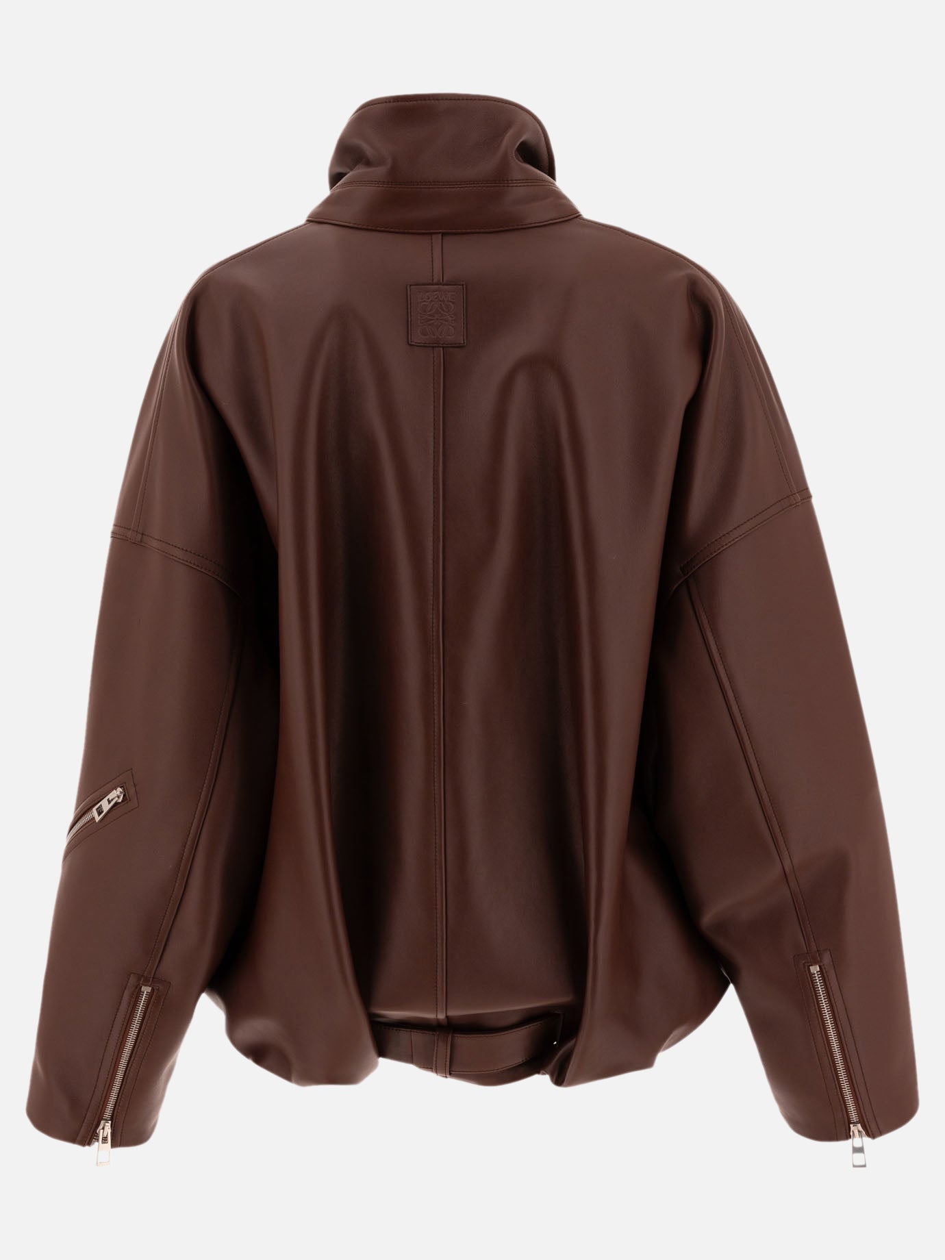 Loewe Balloon jacket in nappa lambskin Brown