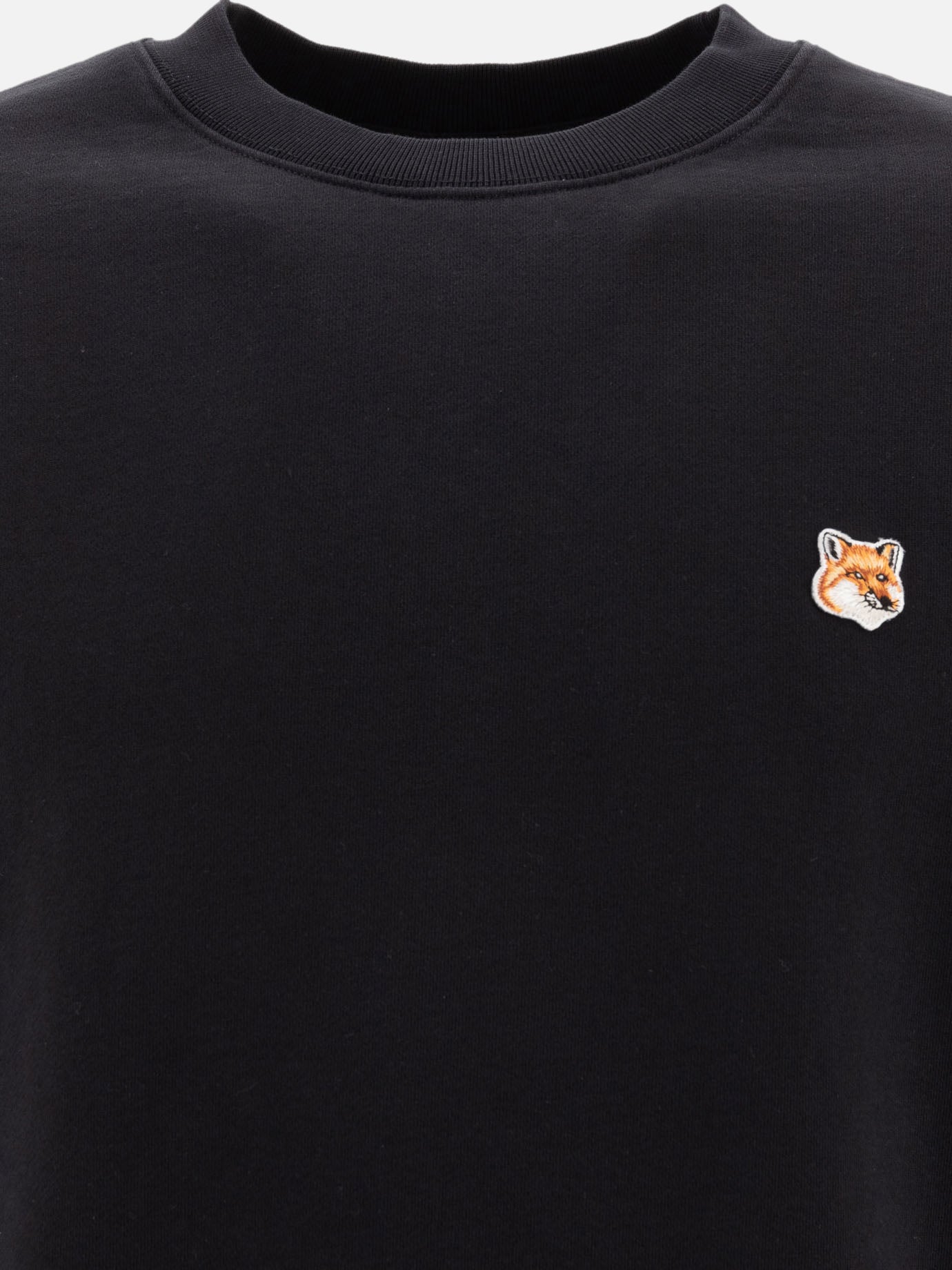 Maison Kitsuné "Fox Head" sweatshirt Black