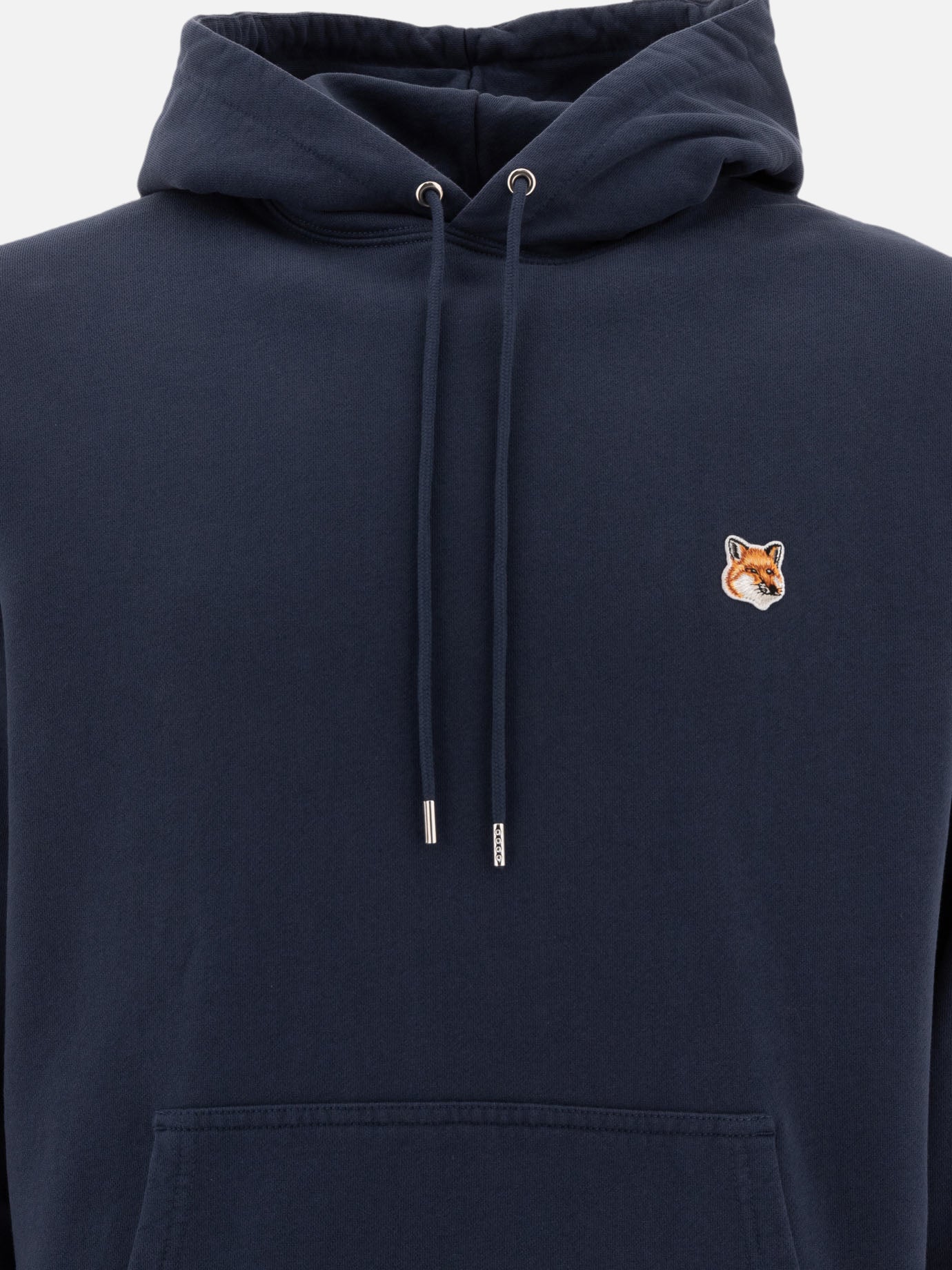 Maison Kitsuné "Fox Head" hoodie Blue