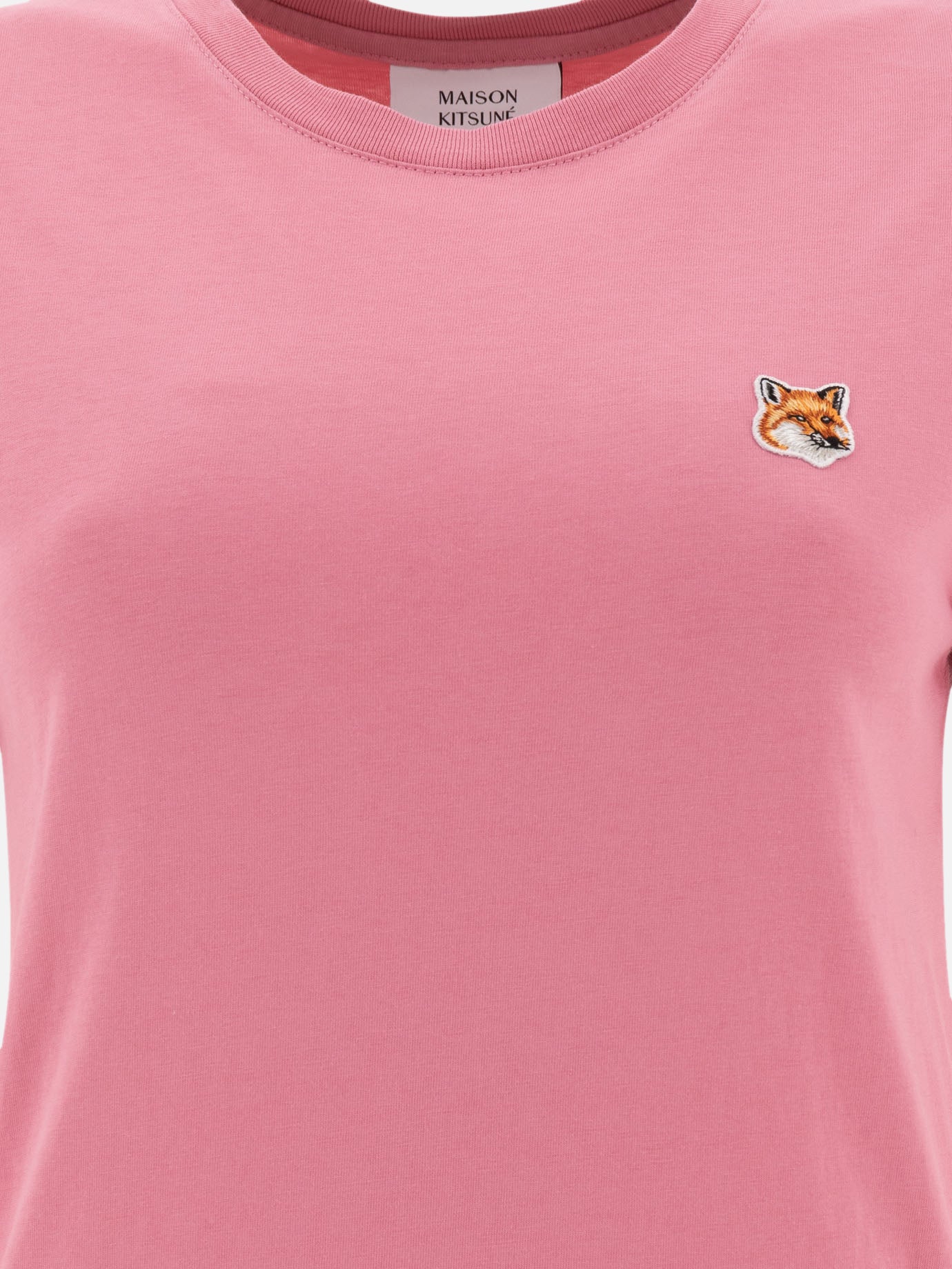 Maison Kitsuné "Fox Head" t-shirt Pink