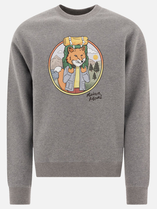 Maison Kitsuné "Rambling Fox" sweatshirt Grey