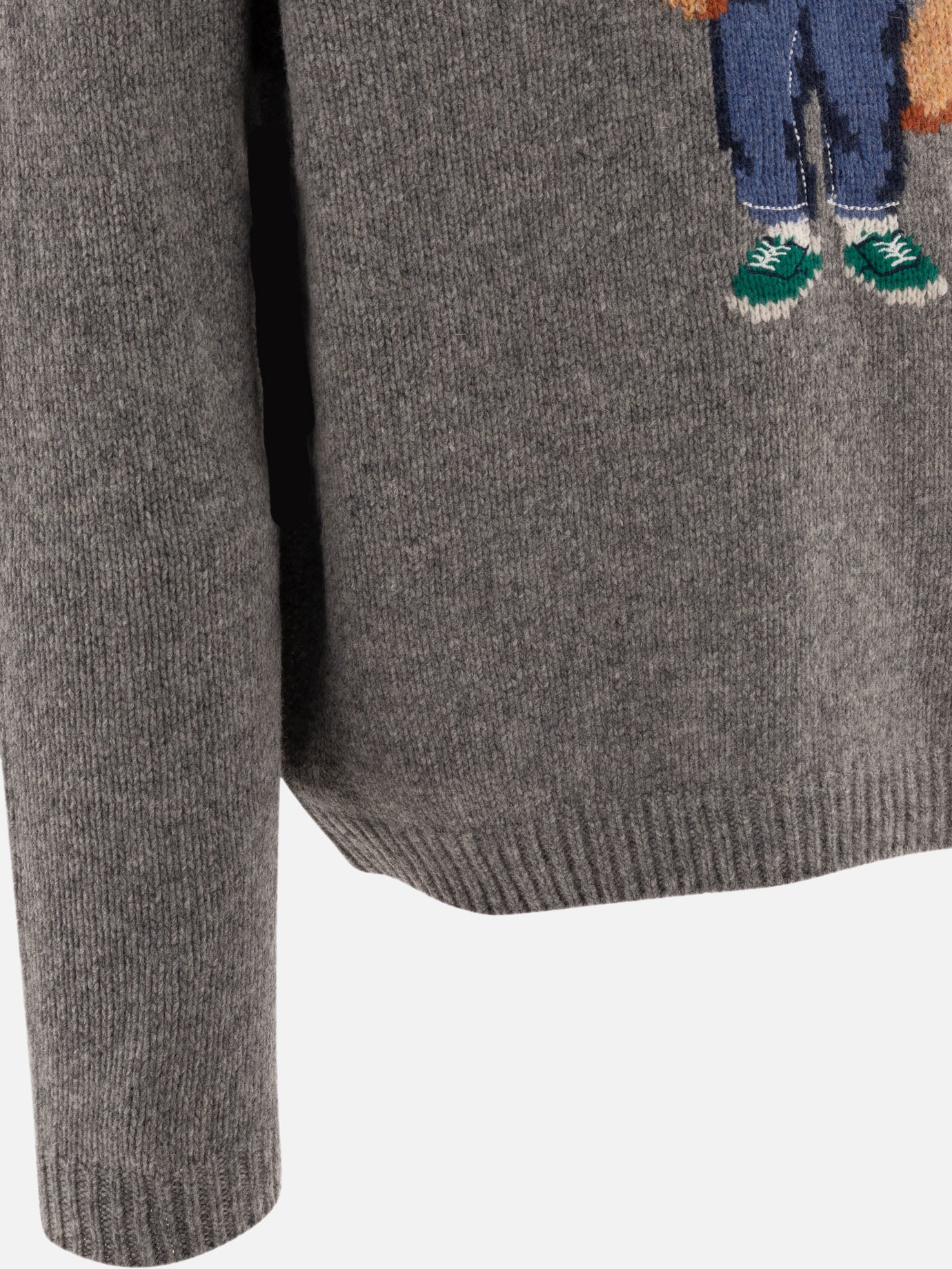 Maison Kitsuné "Dressed Fox" sweater Grey