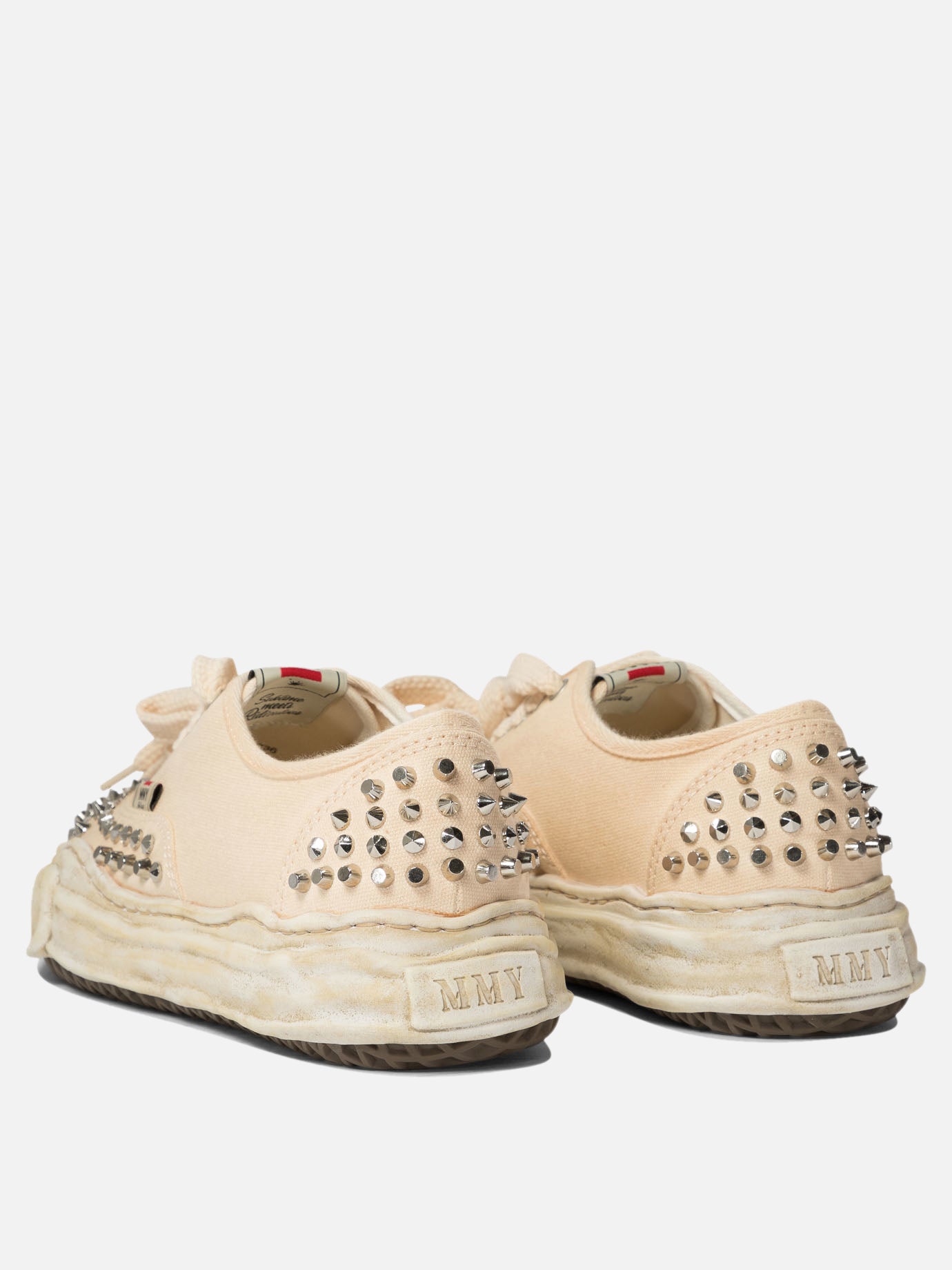 Maison Mihara Yasuhiro "Baker" studded sneakers Beige