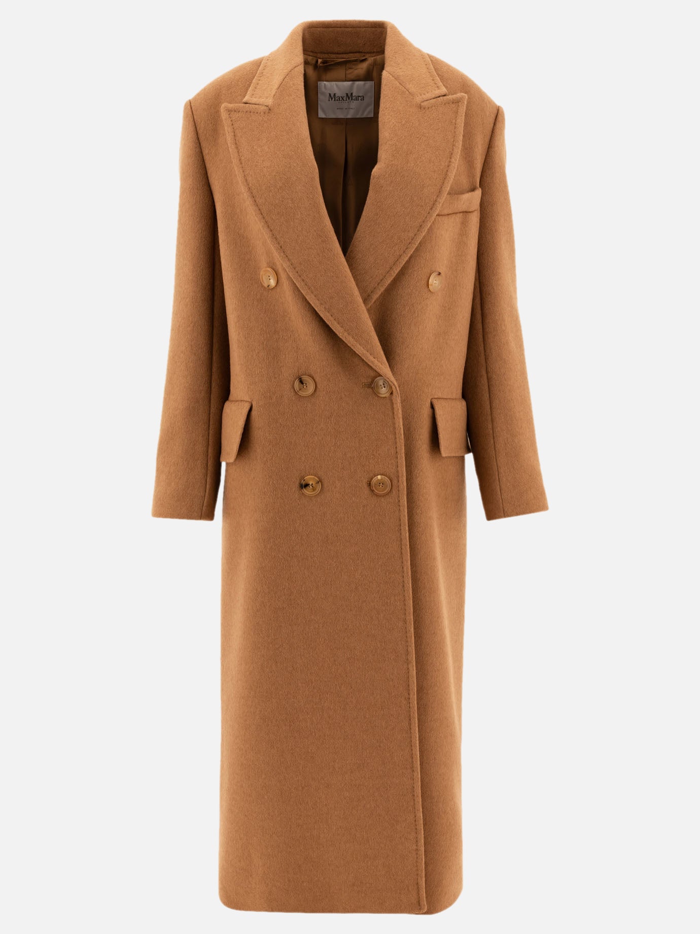 Max Mara Double-breasted camel coat Beige