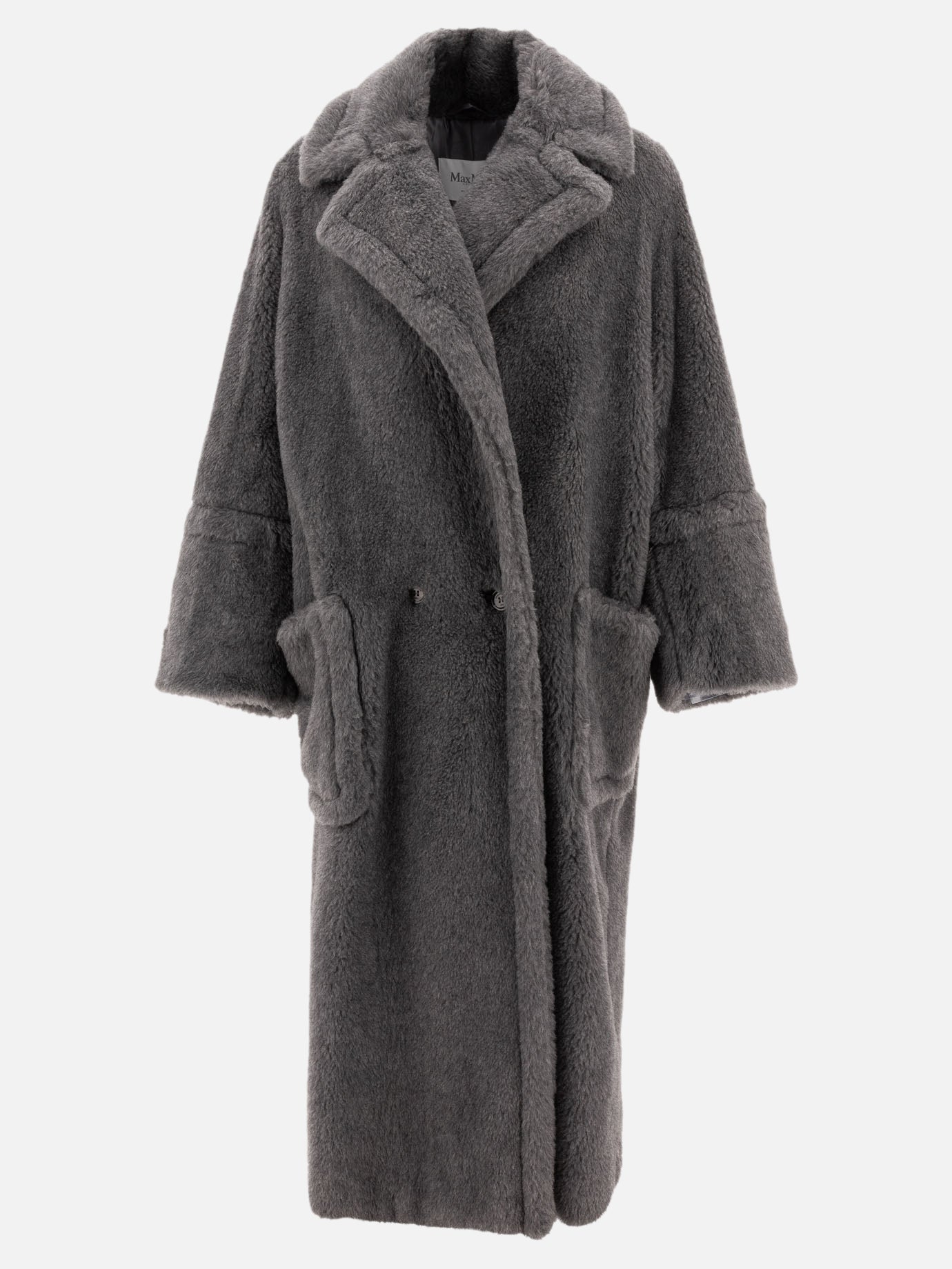 Long coats Solid colour  Grey - Max Mara Women | PDP | VIETTI Online Store | thumbnail