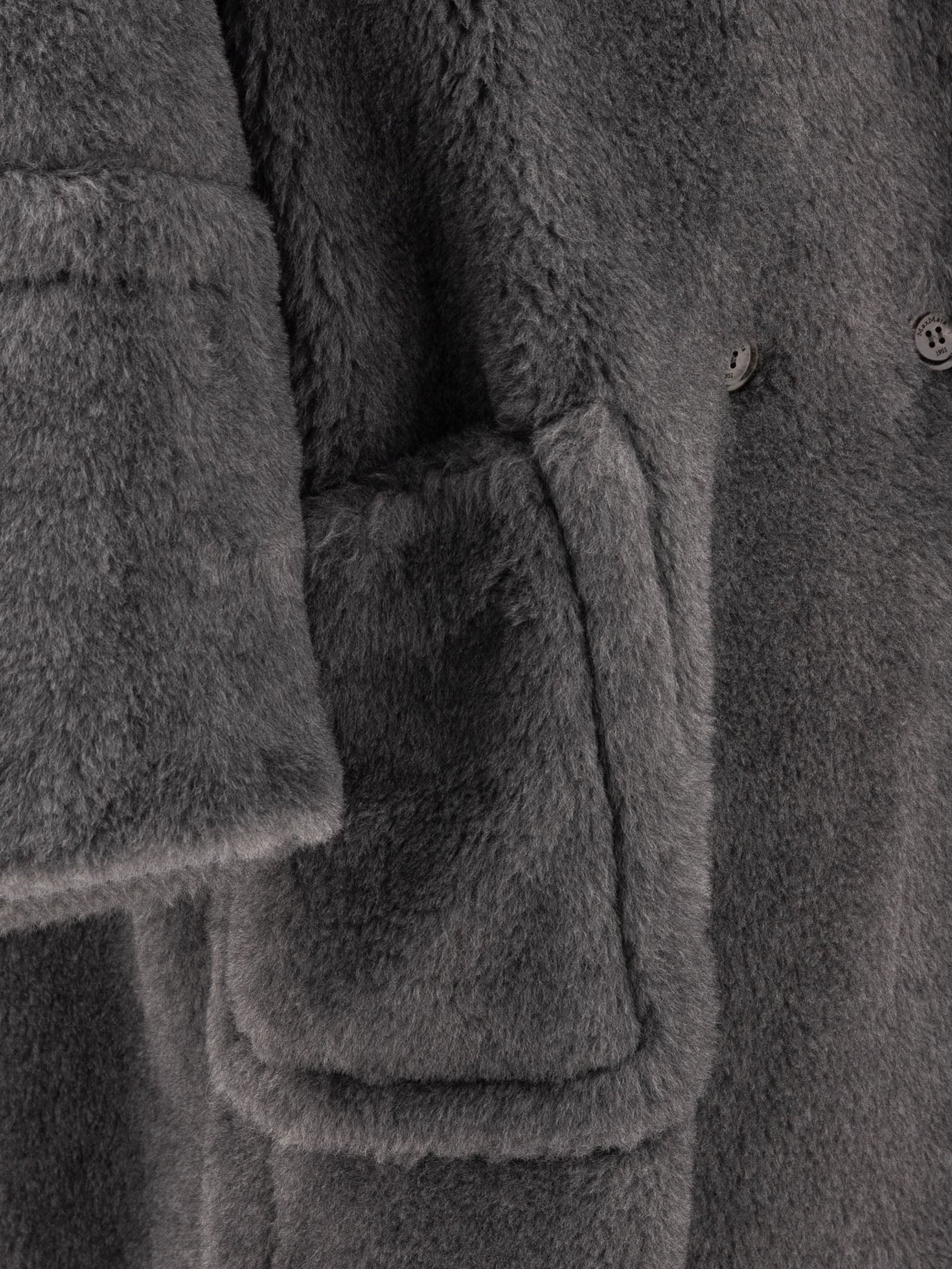 Long coats Solid colour  Grey - Max Mara Women | PDP | VIETTI Online Store | thumbnail_4