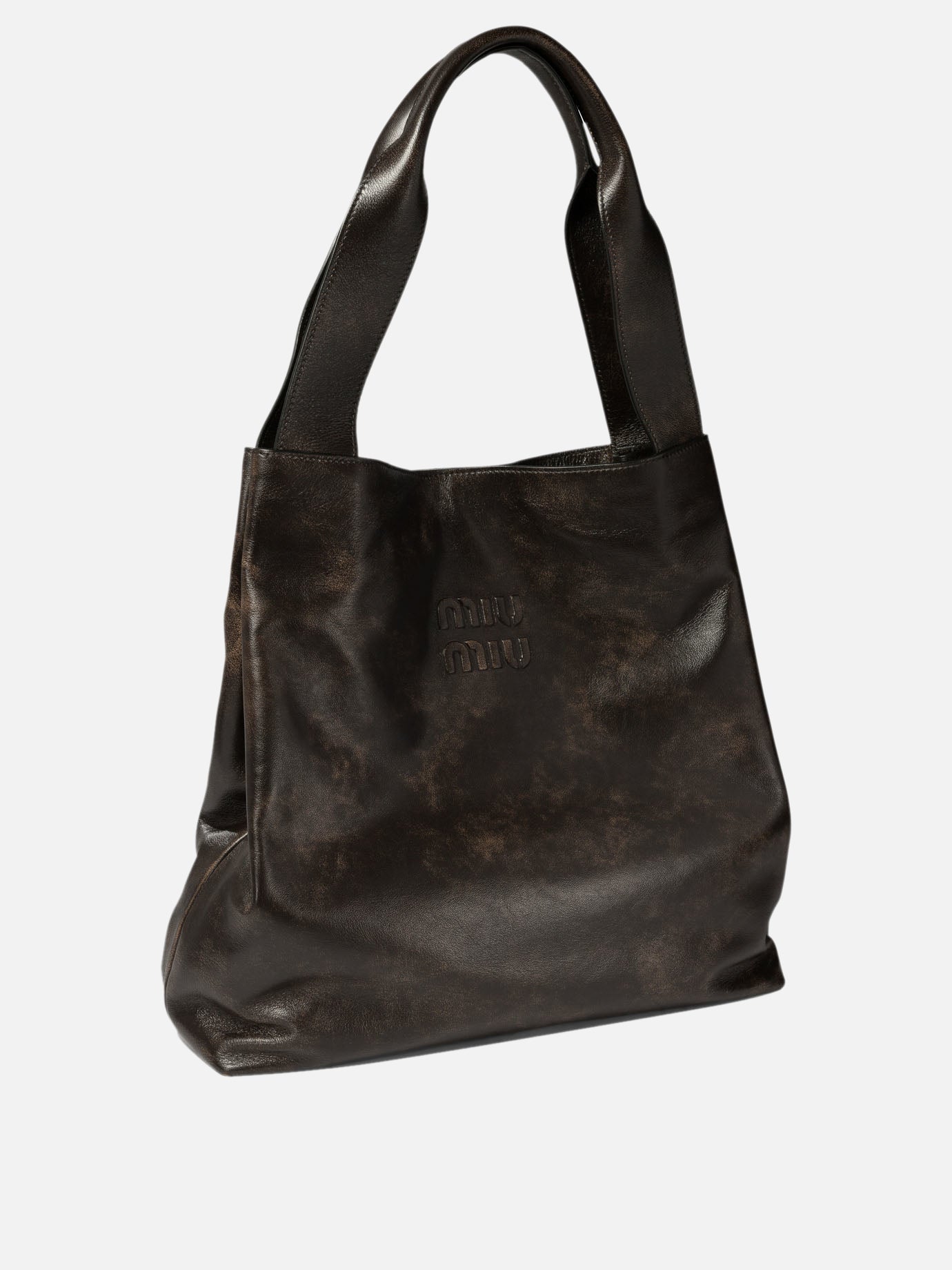 Miu Miu Leather shoulder bag Brown