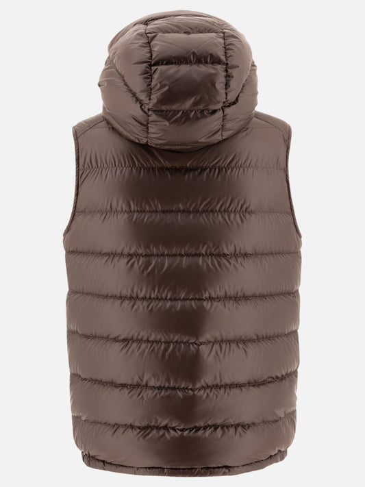 Giacche smanicate Solid colour  Marrone - Moncler Uomo | PLP | VIETTI Online Store | 2
