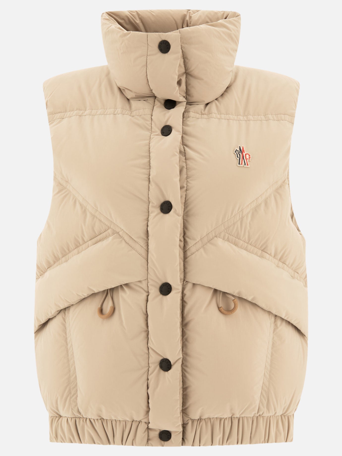 Giacche smanicate Solid colour  Beige - Moncler Grenoble Donna | PDP | VIETTI Online Store | thumbnail