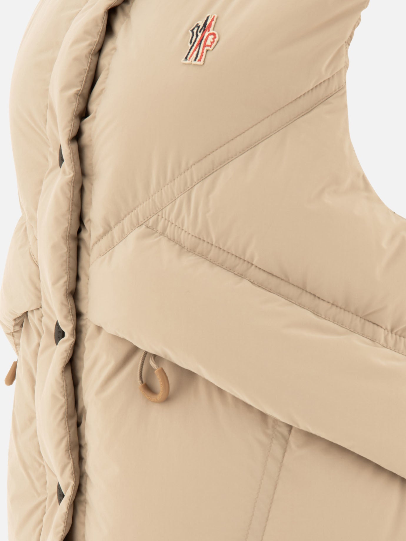 Giacche smanicate Solid colour  Beige - Moncler Grenoble Donna | PDP | VIETTI Online Store | thumbnail_4