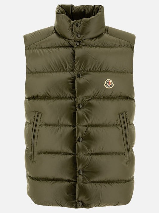 Giacche smanicate Logo  Verde - Moncler Uomo | PLP | VIETTI Online Store 
