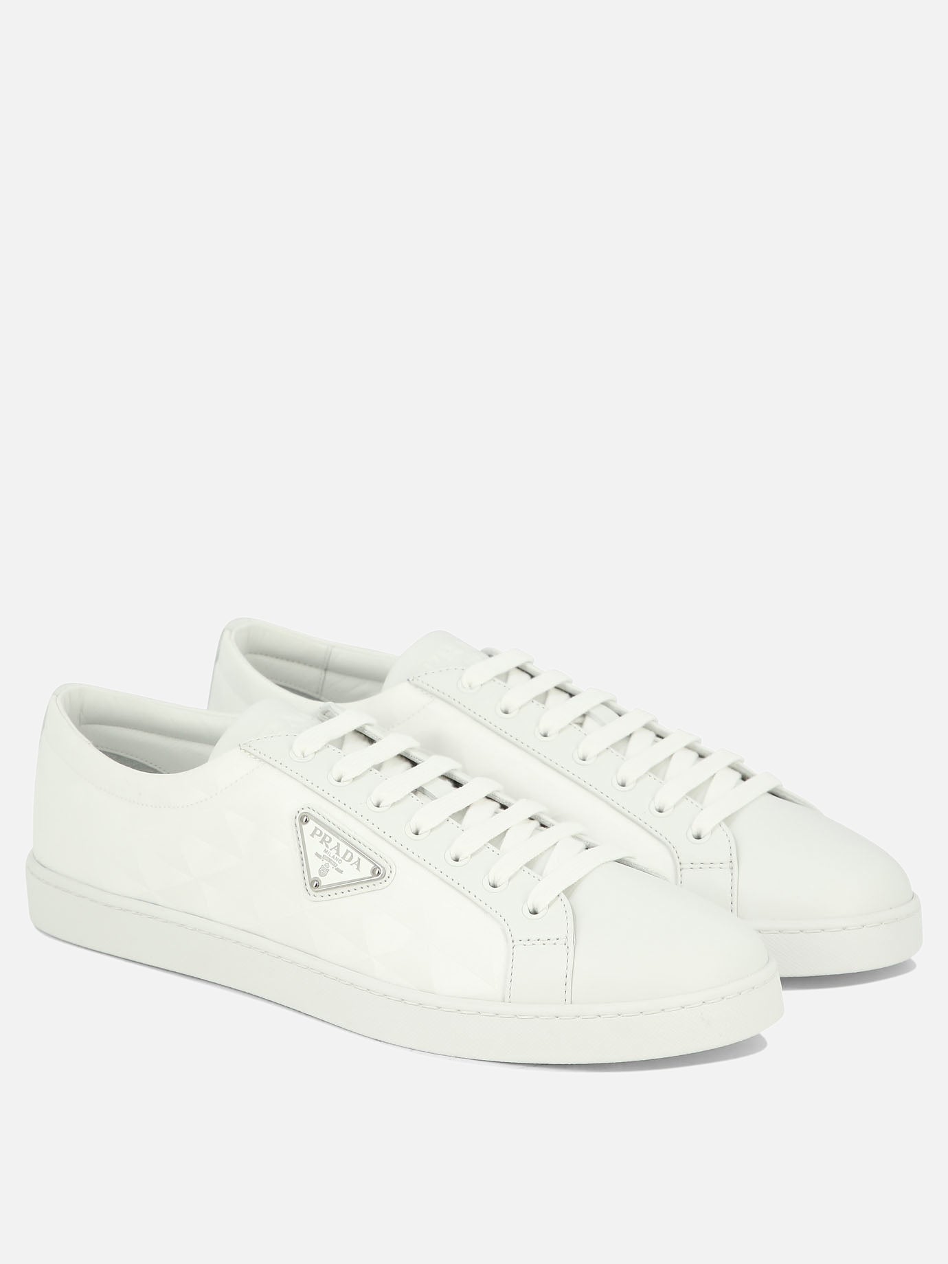 Sneakers in pelle e Re-Nylon