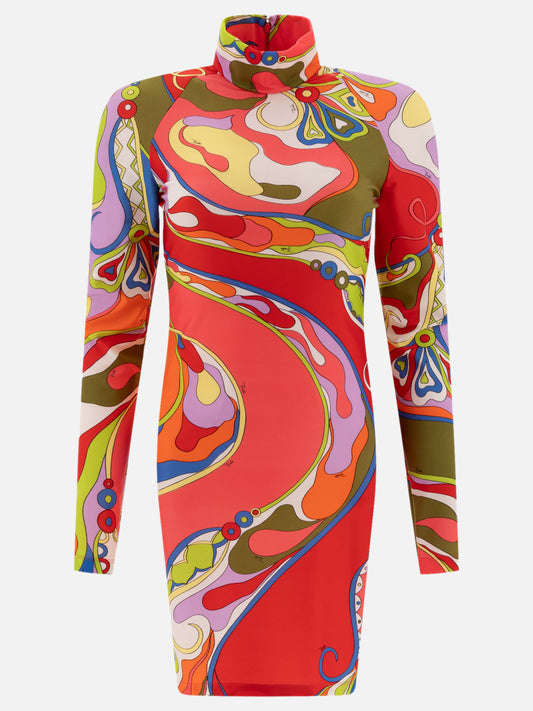 Pucci Abito con stampa Orchidee 18213326_M Fuchsia 1
