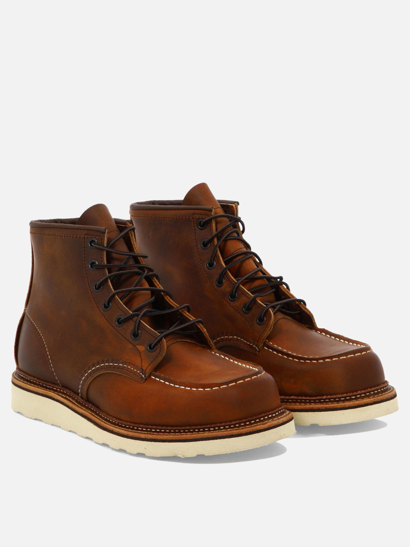 Red Wing Shoes "6 INCH Moc" ankle boots Brown