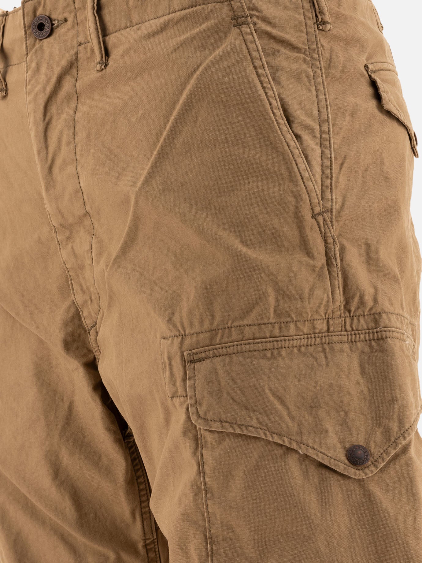 Cargo & parachute trousers Solid colour  Beige - RRL by Ralph Lauren Men | PDP | VIETTI Online Store | Zoom-Modal_4
