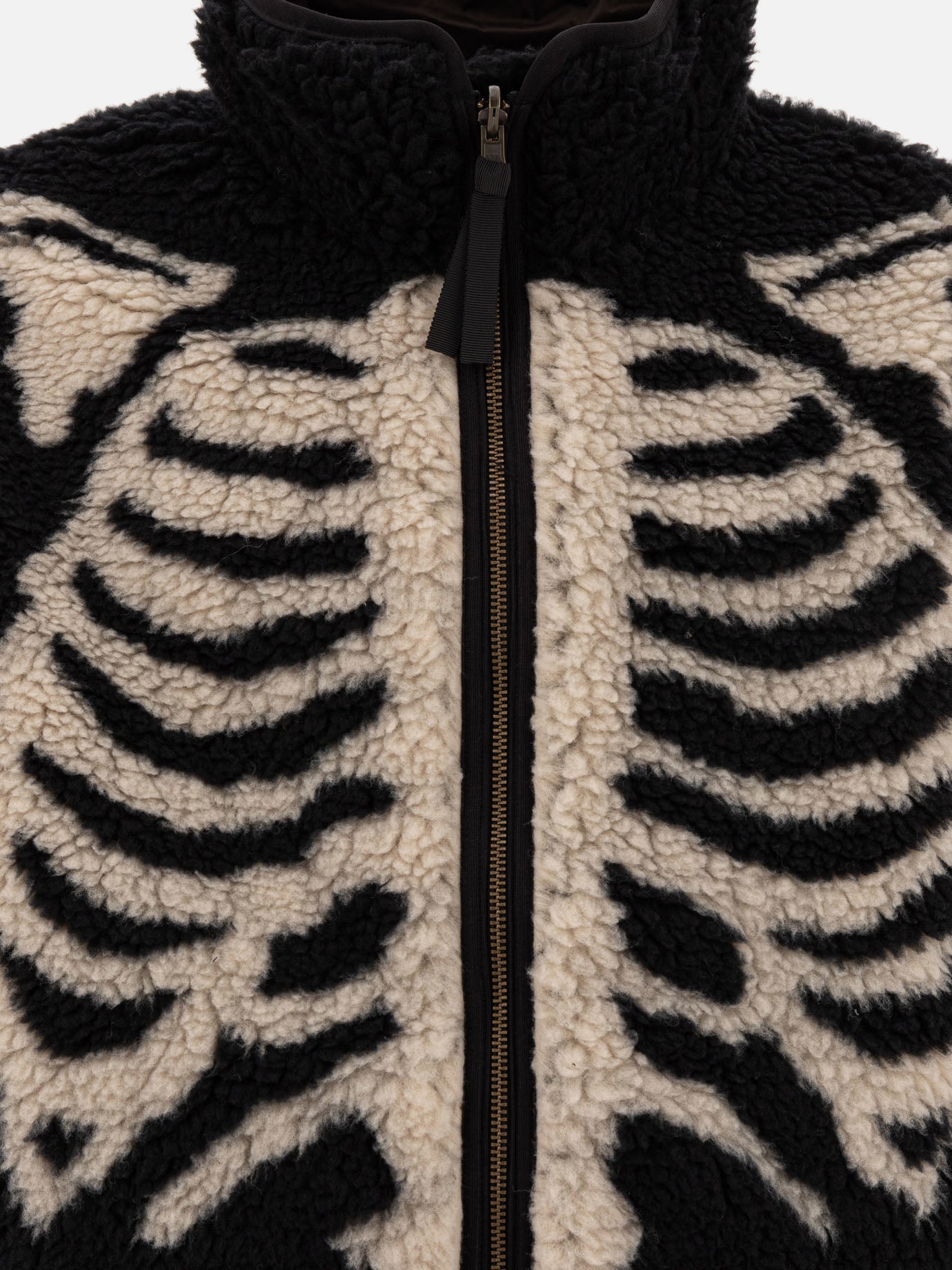 KAPITAL Giacca in pile &quot;Bone reversible Boa&quot; 11507410_4 Black thumbnail_5
