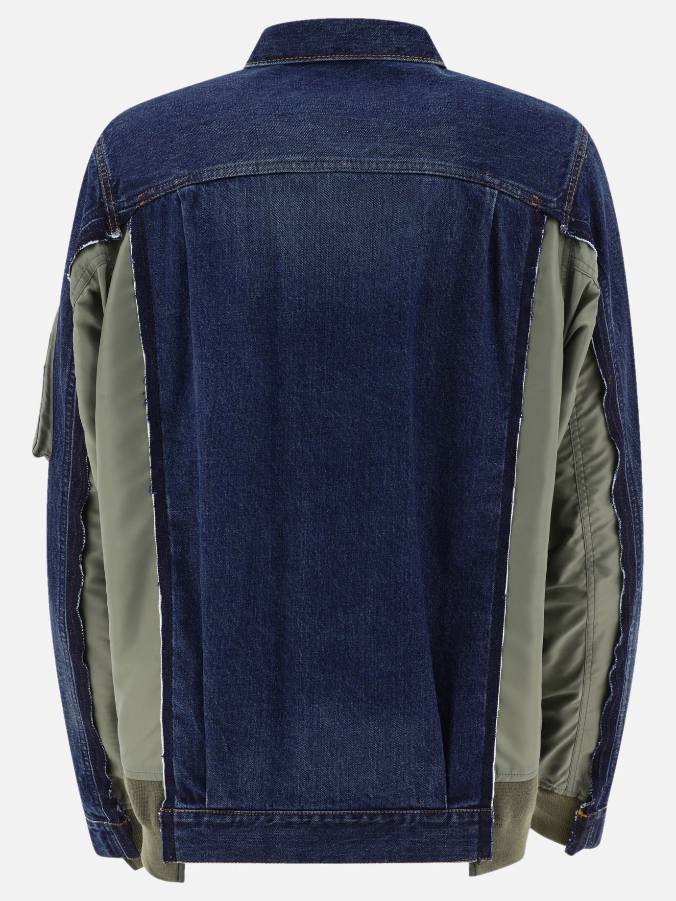 Denim jackets 100% cotton  Blue - Sacai Men | PDP | VIETTI Online Store | thumbnail_2