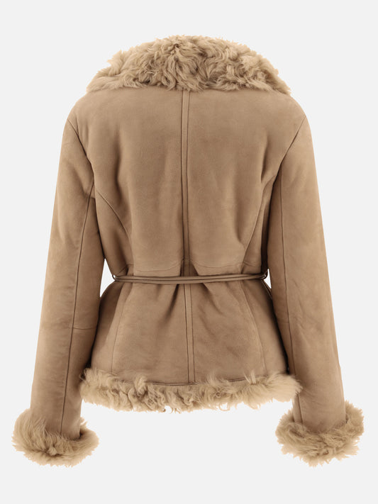 Giacche in pelle Solid colour  Beige - Saks Potts Donna | PLP | VIETTI Online Store | 2
