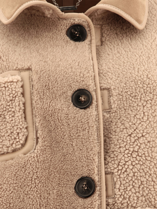 Giacche shearling Solid colour  Beige - Saks Potts Donna | PLP | VIETTI Online Store | 2
