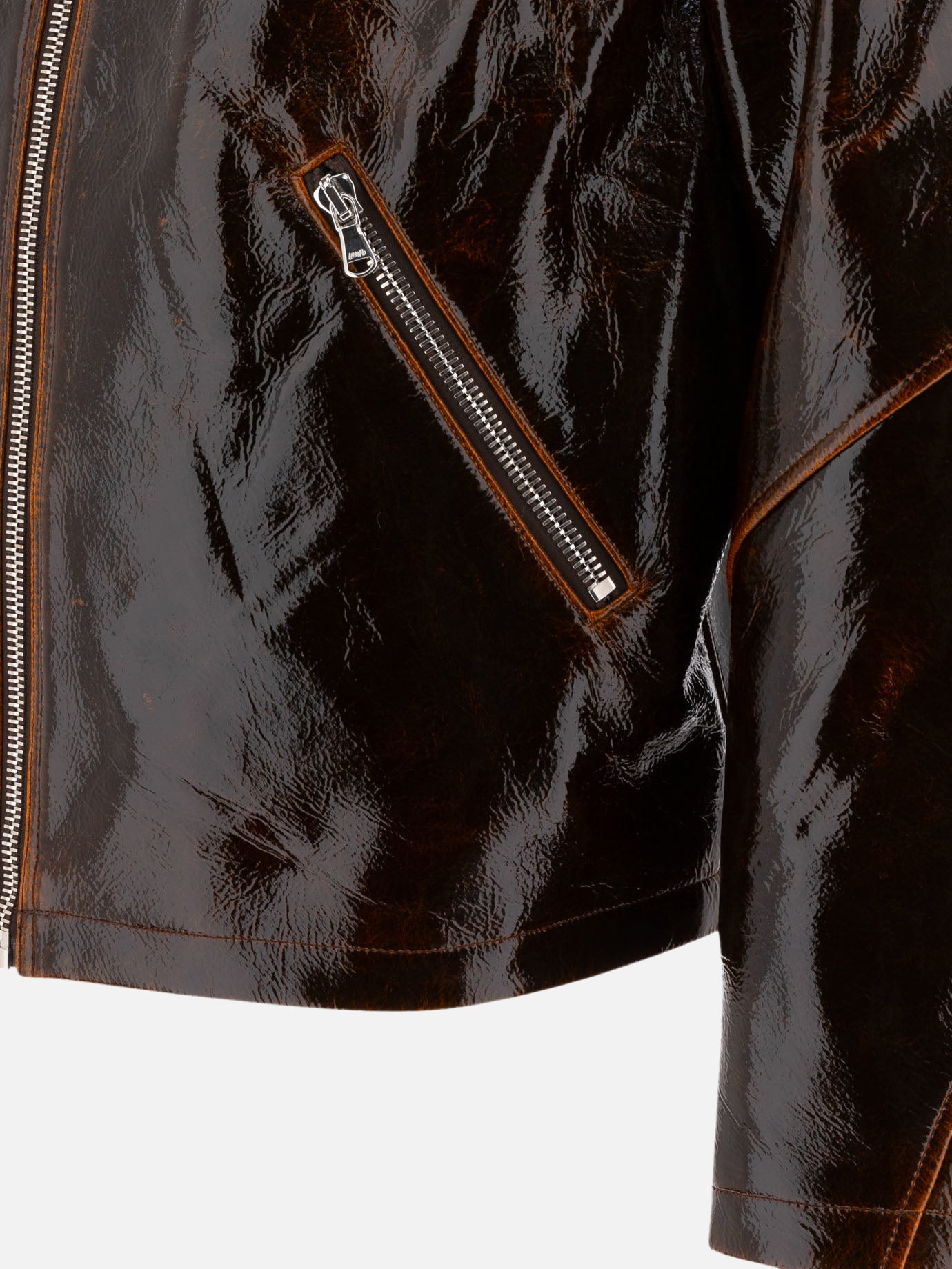 Quilted & Utility Jackets Solid colour  Brown - Séfr Men | PDP | VIETTI Online Store | Zoom-Modal_4
