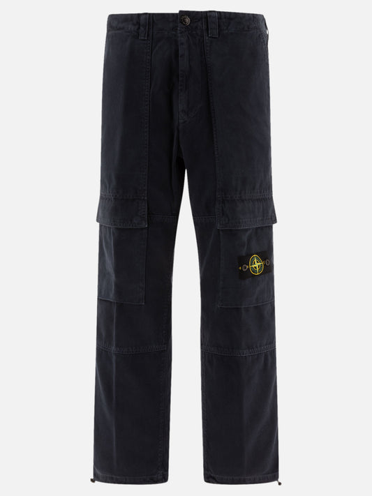 Stone Island "Compass" cargo trousers Blue