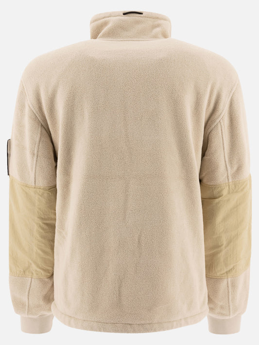 Fleece jackets Solid colour  Beige - Stone Island Men | PLP | VIETTI Online Store | 2
