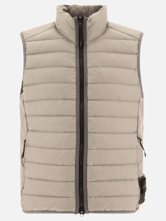 Giacche smanicate Solid colour  Grigio - Stone Island Uomo | PLP | VIETTI Online Store 
