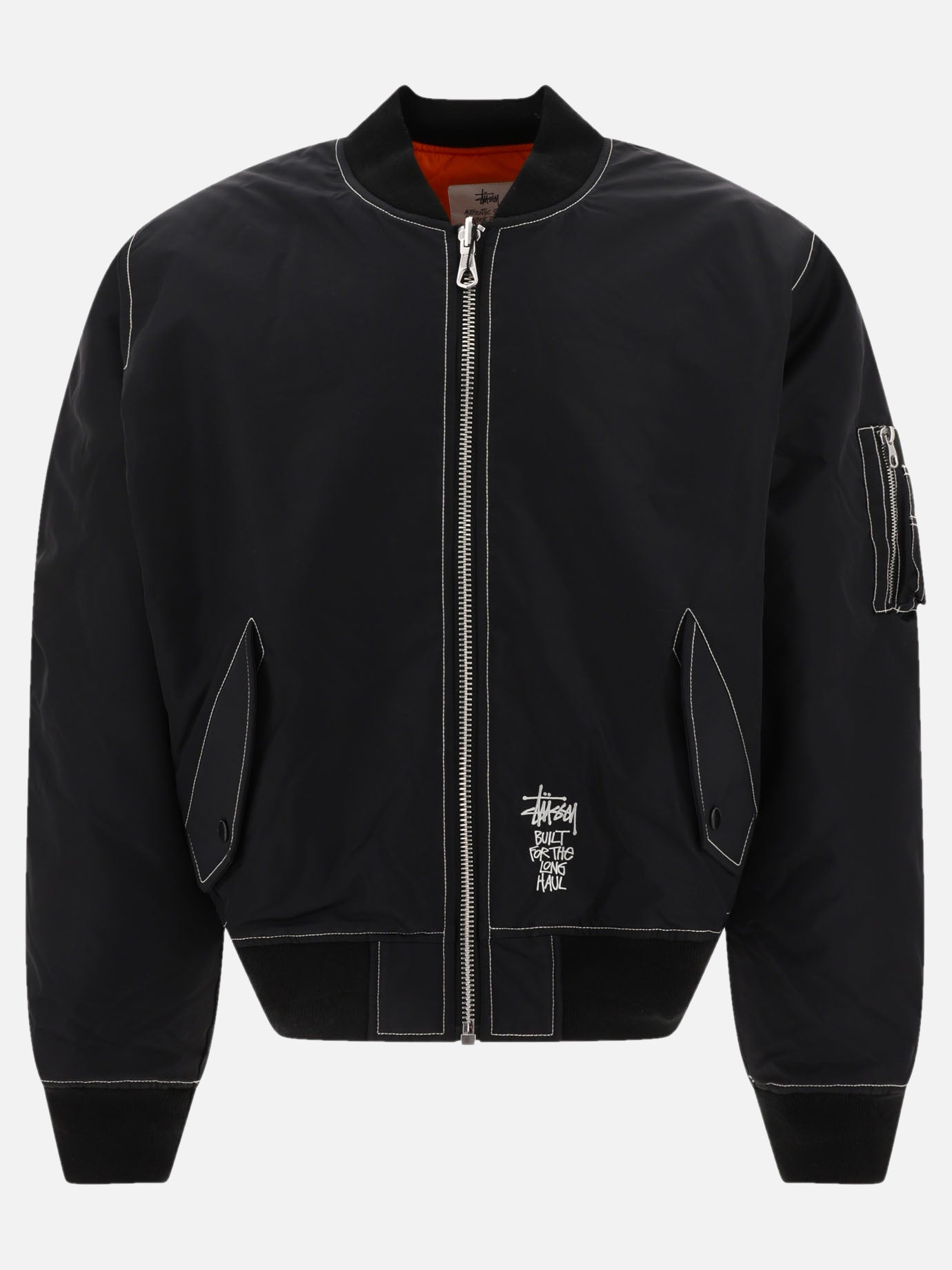 Stüssy "Built" reversible bomber jacket Black