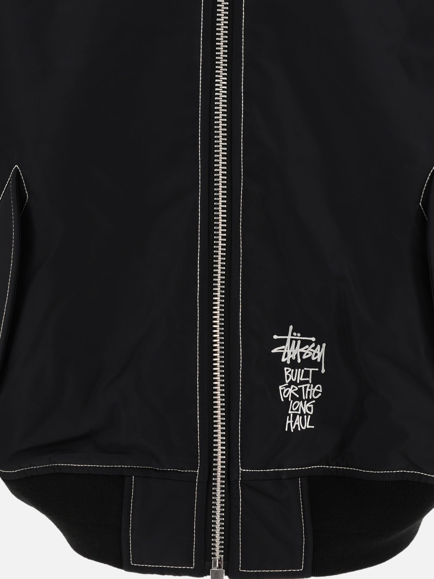 Stüssy "Built" reversible bomber jacket Black